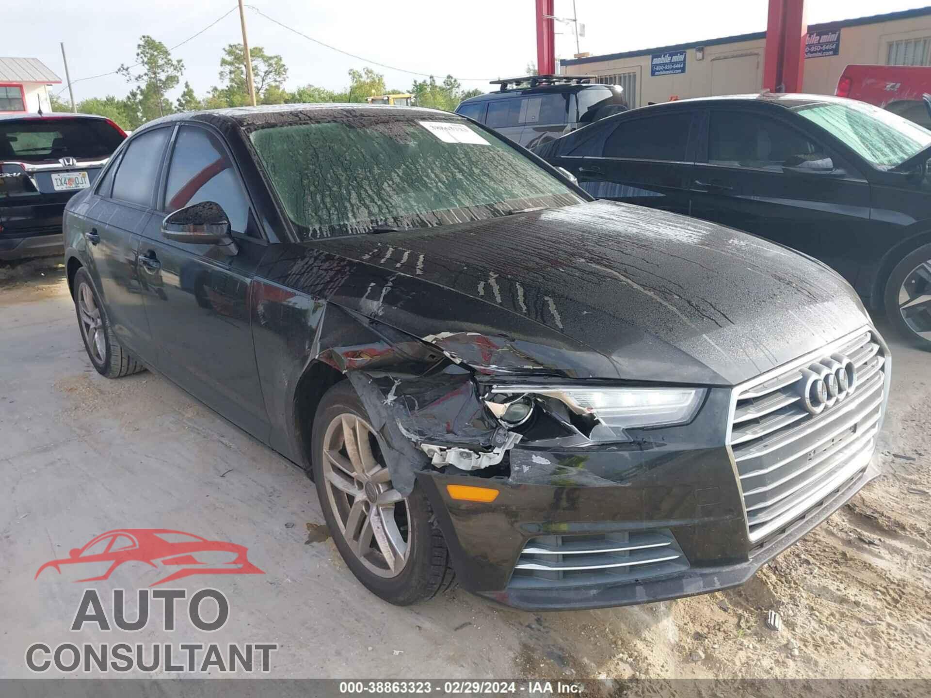 AUDI A4 2017 - WAUGMAF40HN049276