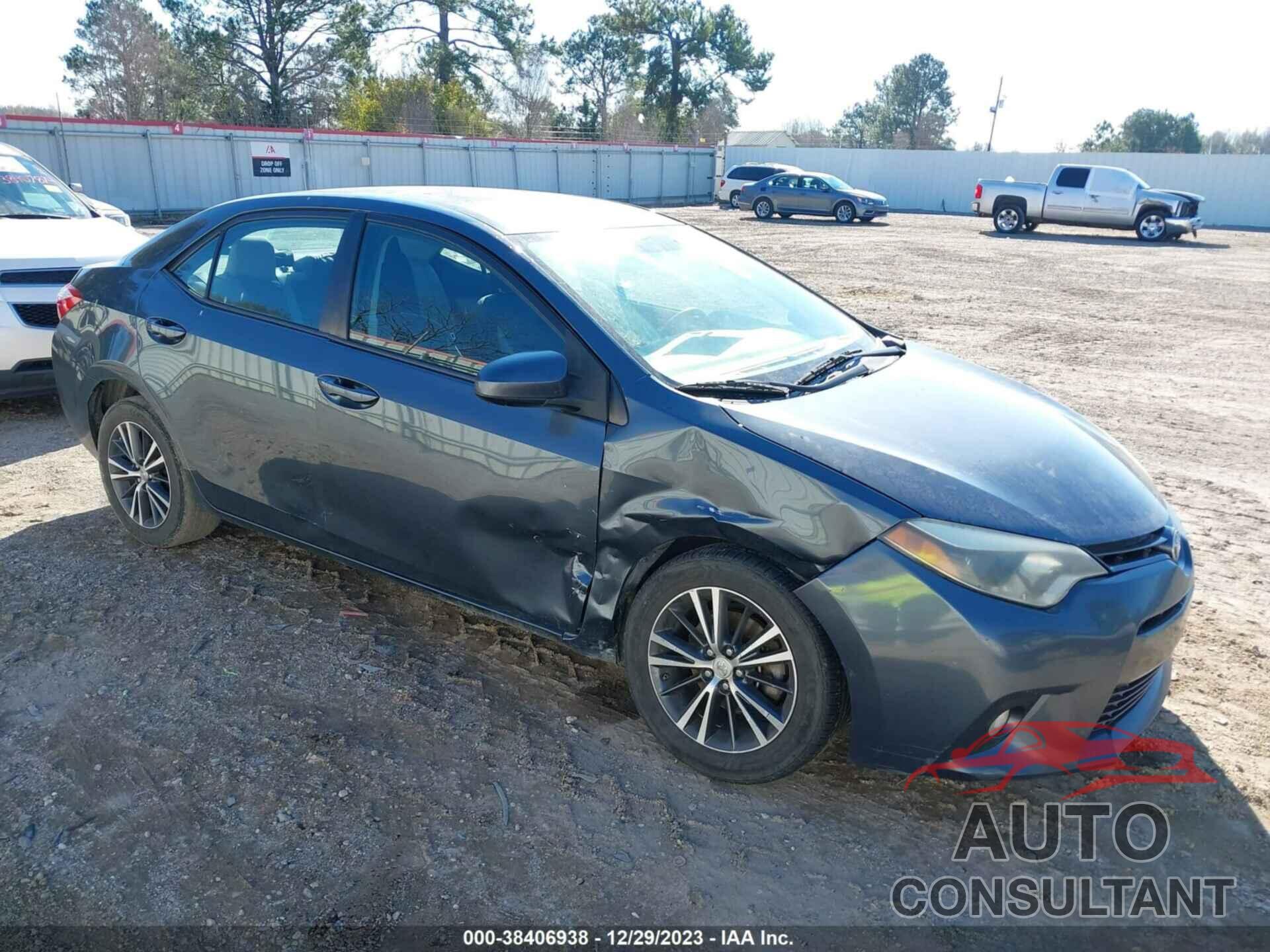 TOYOTA COROLLA 2016 - 2T1BURHE3GC491875