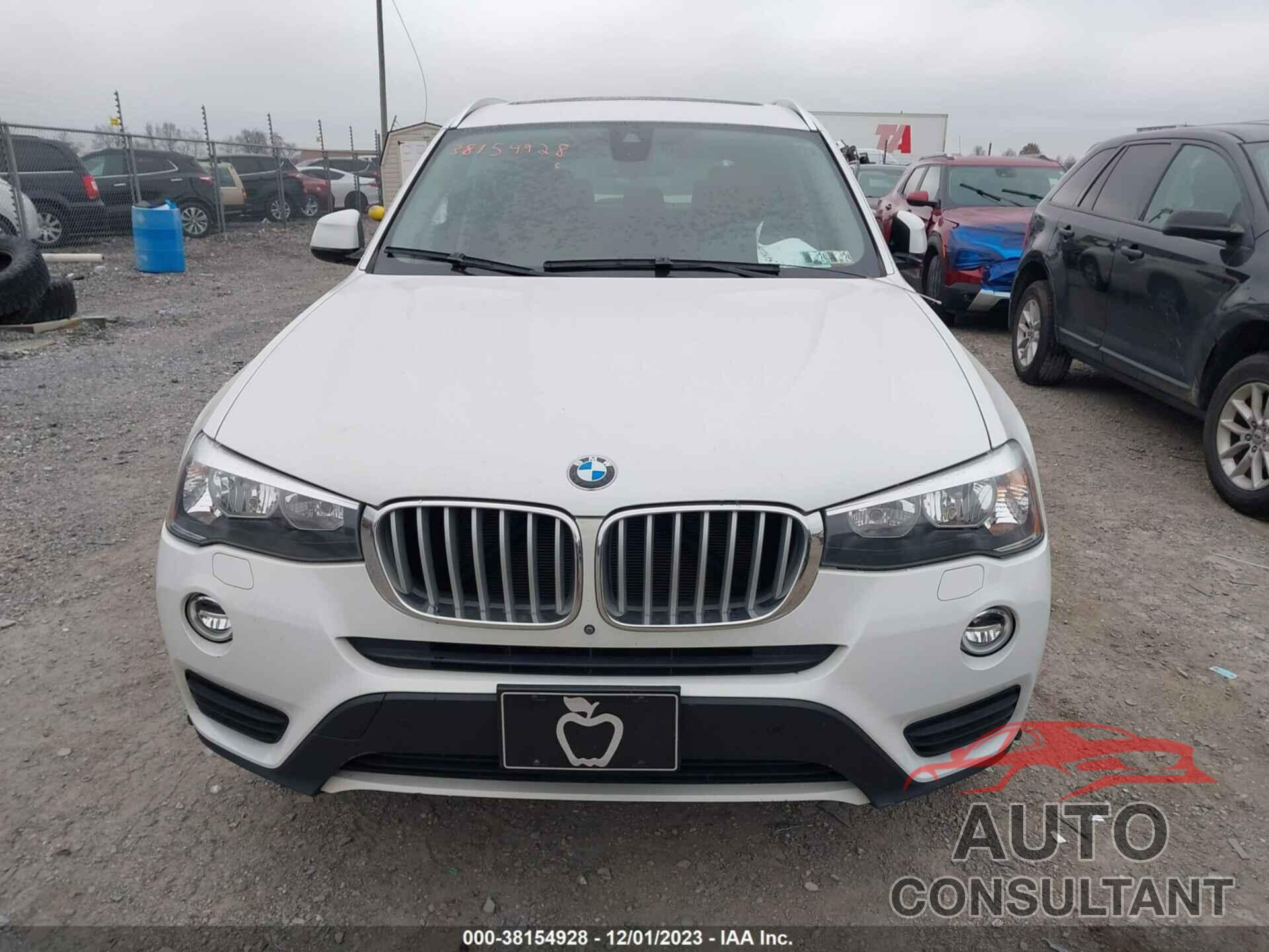 BMW X3 2016 - 5UXWX9C58G0D91377