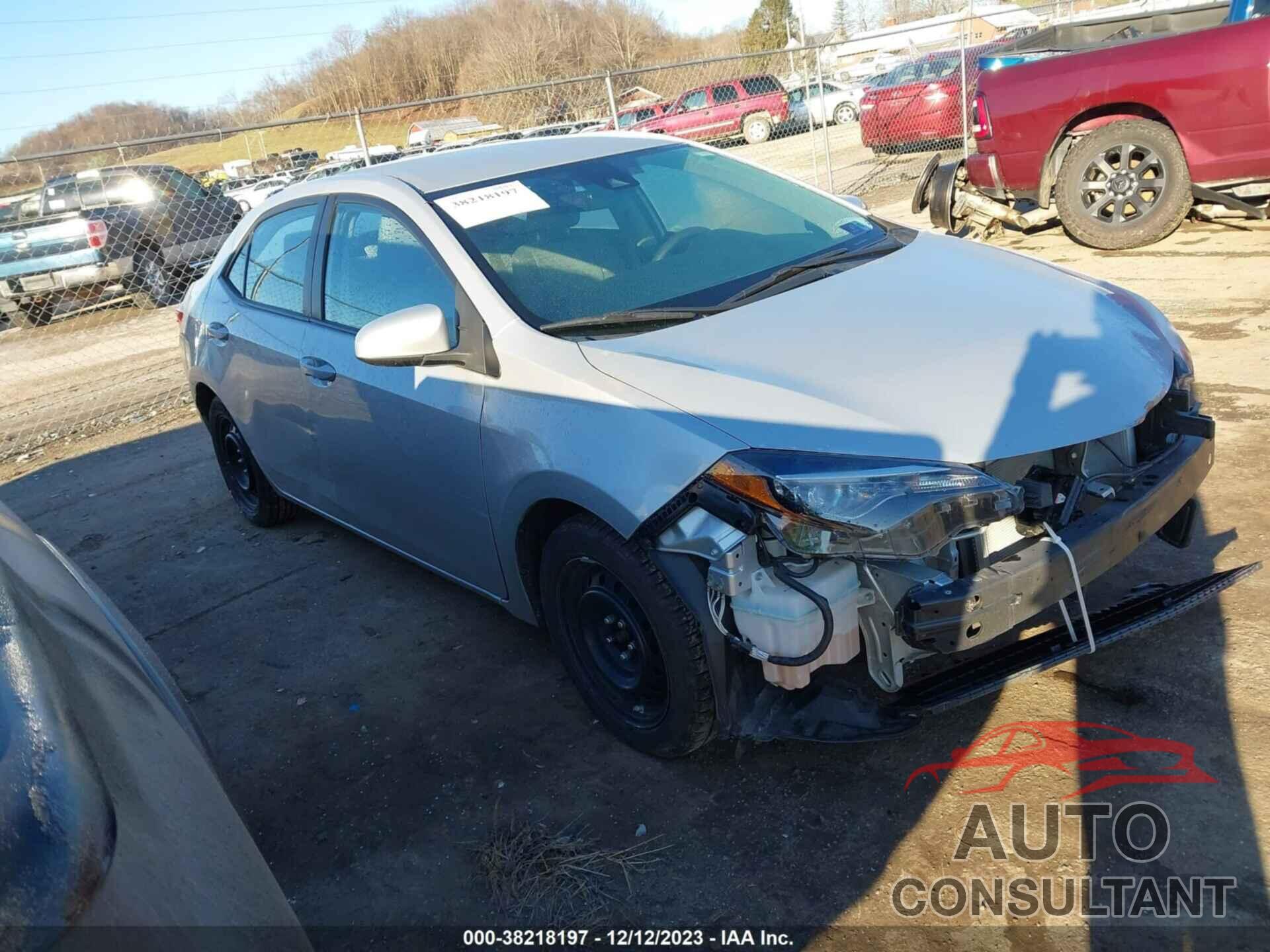 TOYOTA COROLLA 2017 - 2T1BURHEXHC920298