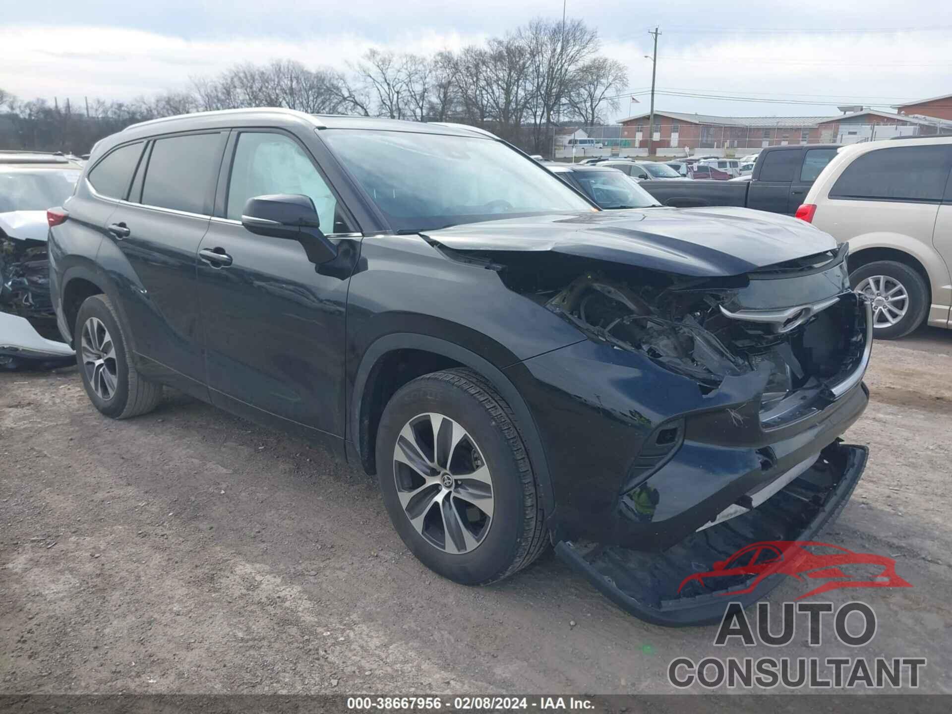 TOYOTA HIGHLANDER 2021 - 5TDGZRAH7MS057988