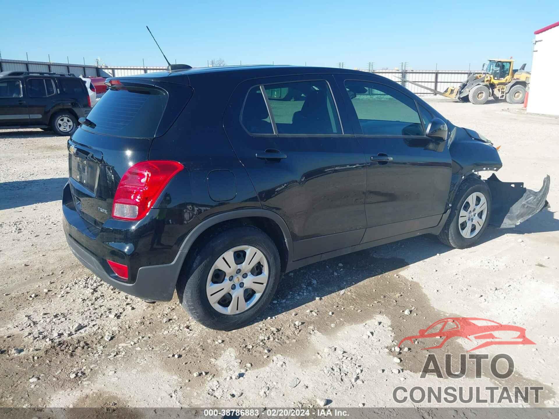 CHEVROLET TRAX 2017 - 3GNCJKSB9HL152627