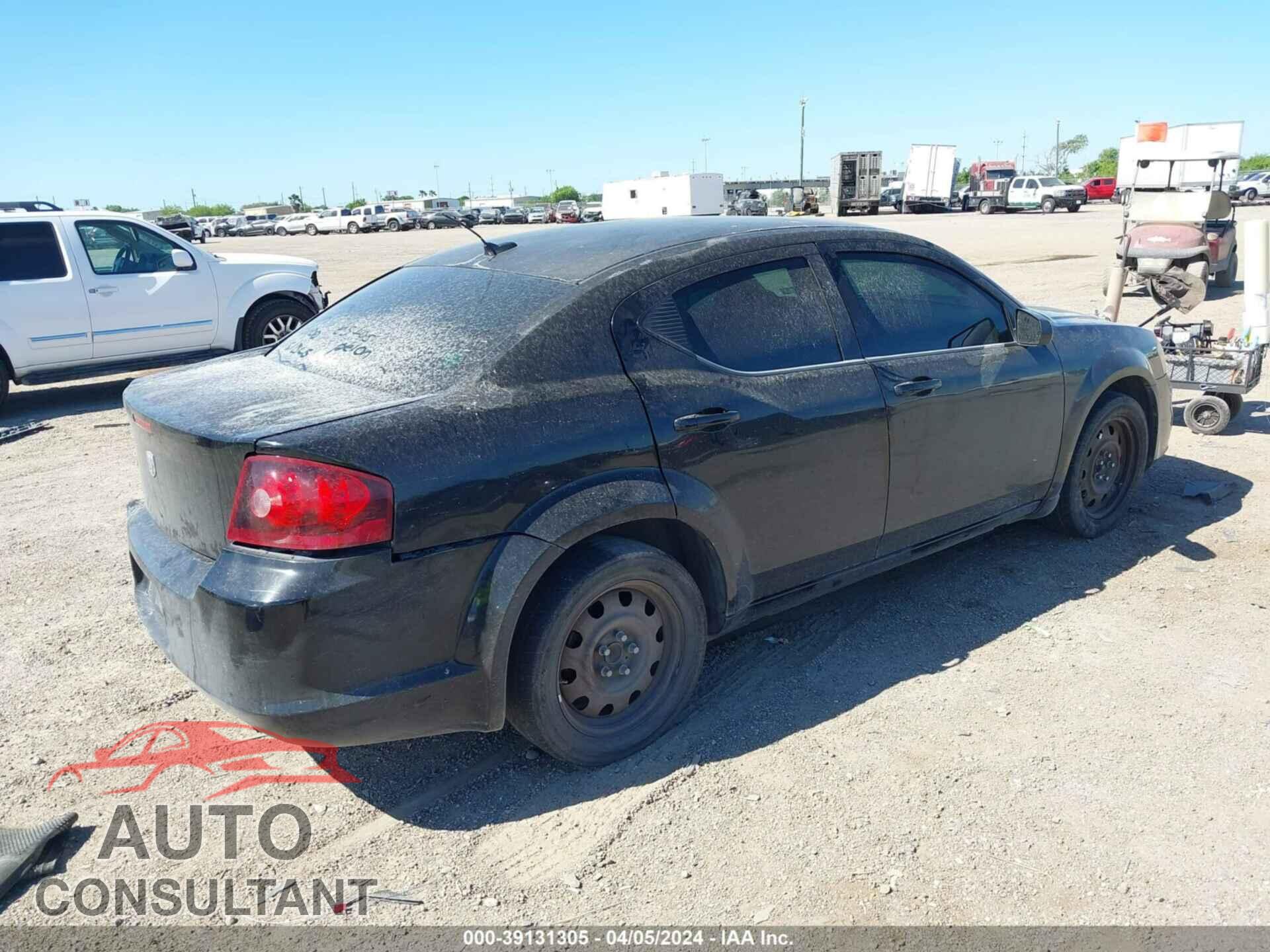 DODGE AVENGER 2013 - 1C3CDZAB2DN548083