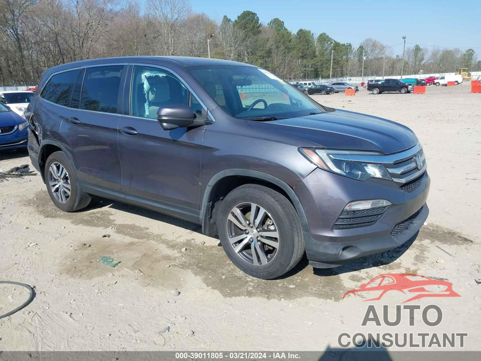 HONDA PILOT 2017 - 5FNYF5H36HB042120