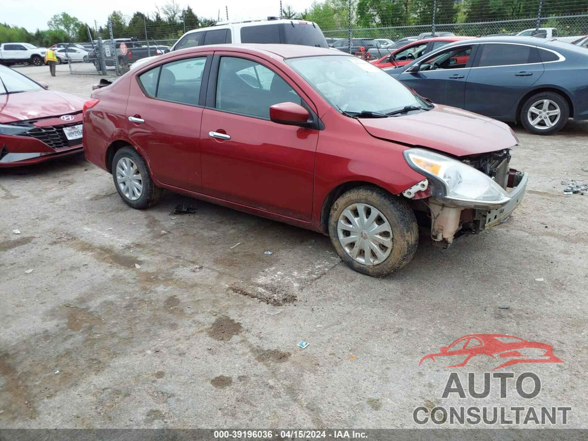 NISSAN VERSA 2016 - 3N1CN7AP3GL815229