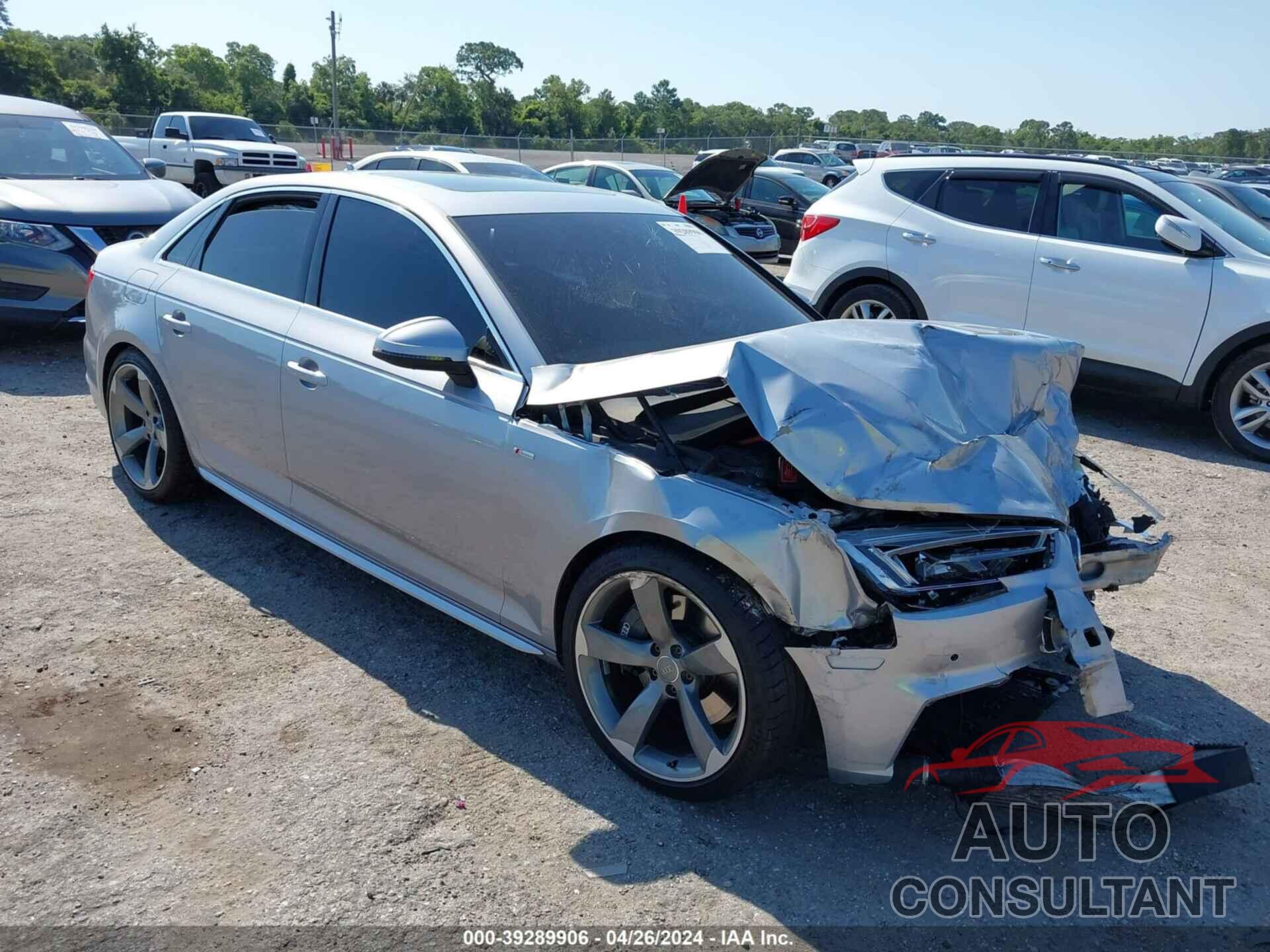 AUDI A4 2017 - WAUFNAF4XHN042828