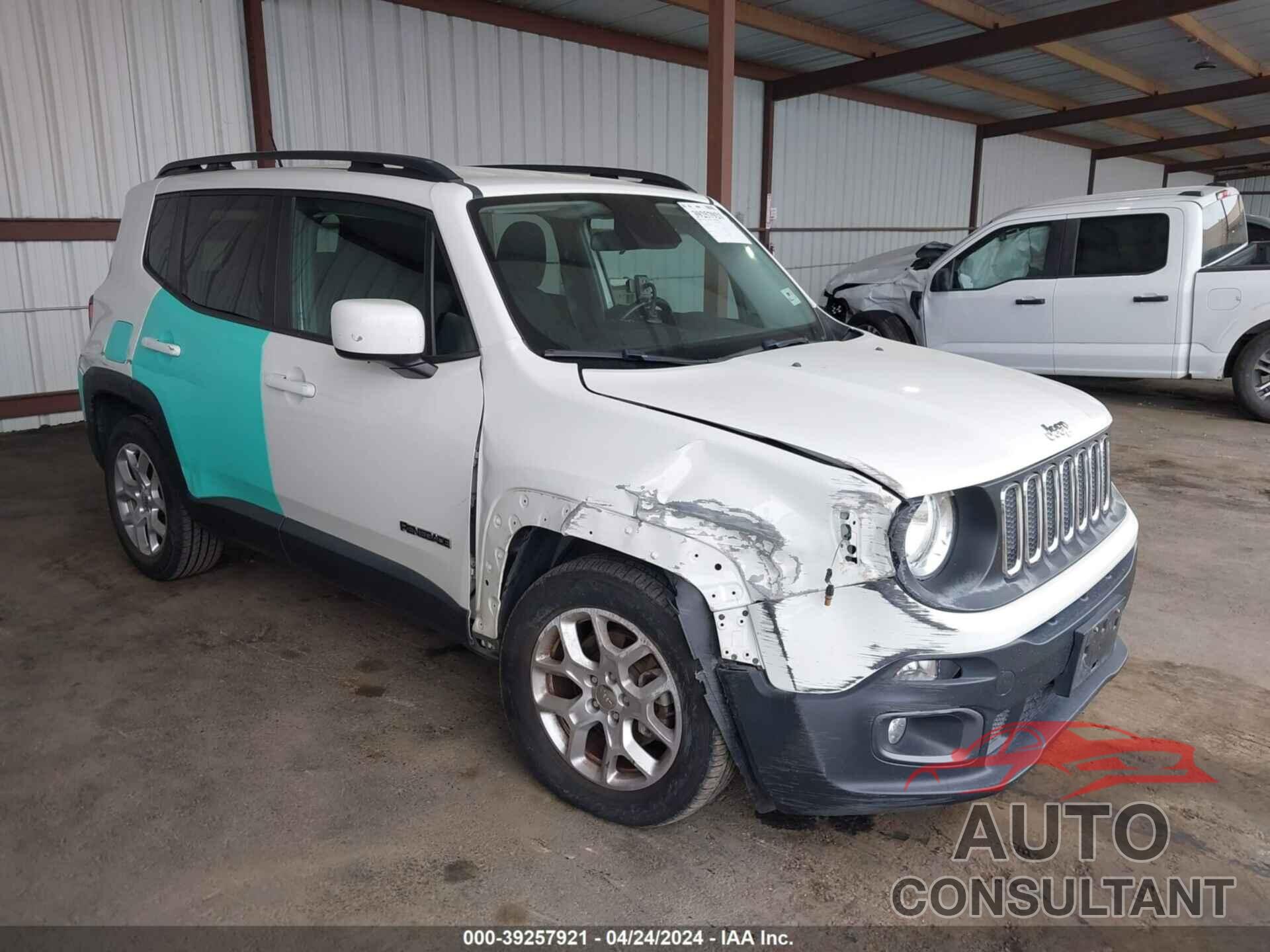 JEEP RENEGADE 2017 - ZACCJABB8HPE57322