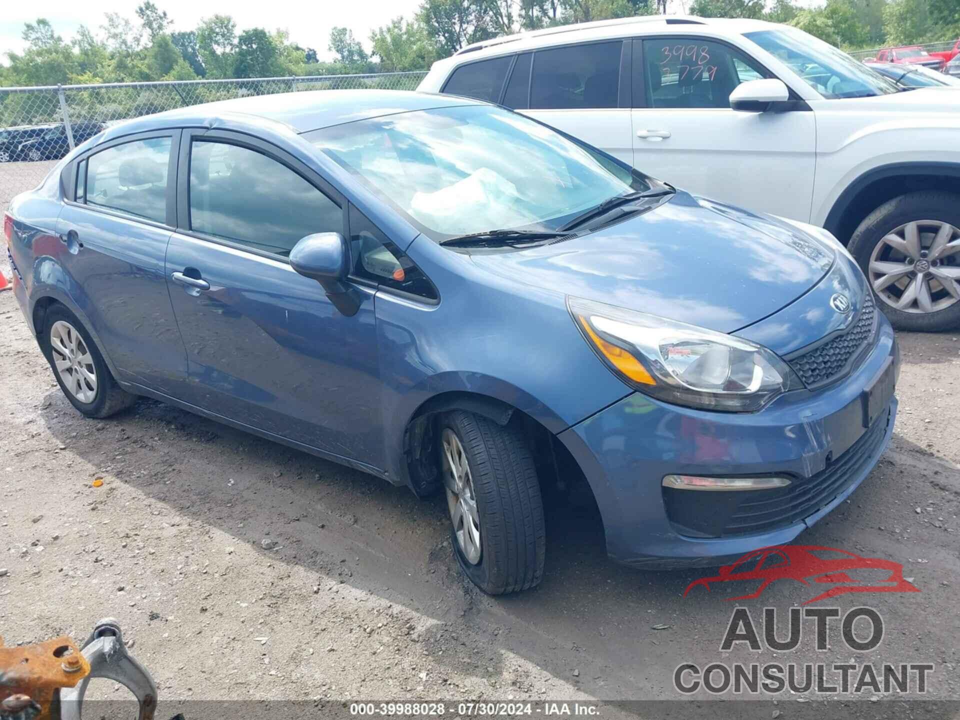 KIA RIO 2016 - KNADM4A30G6653440