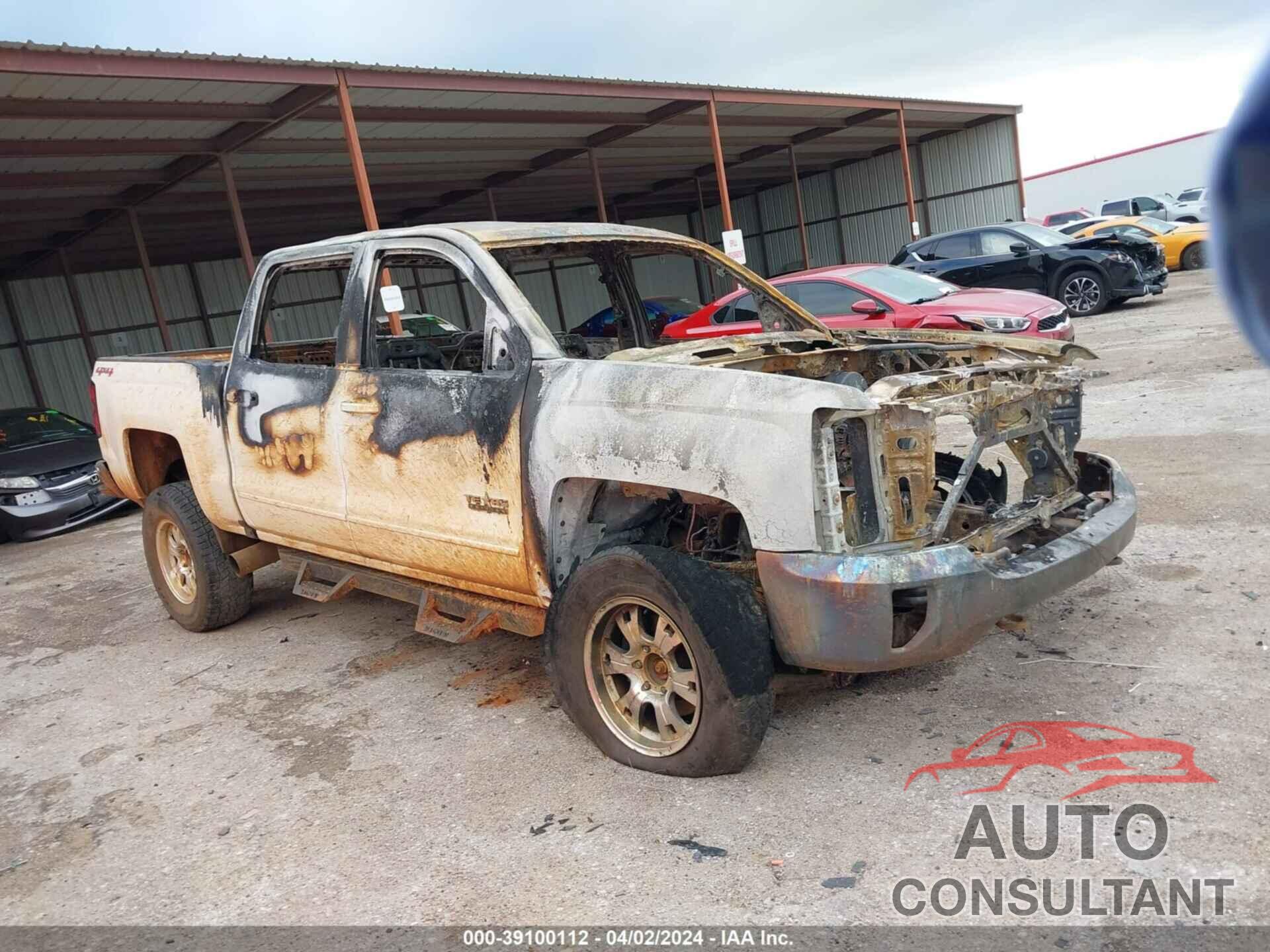 CHEVROLET SILVERADO 2017 - 3GCUKREC3HG210523