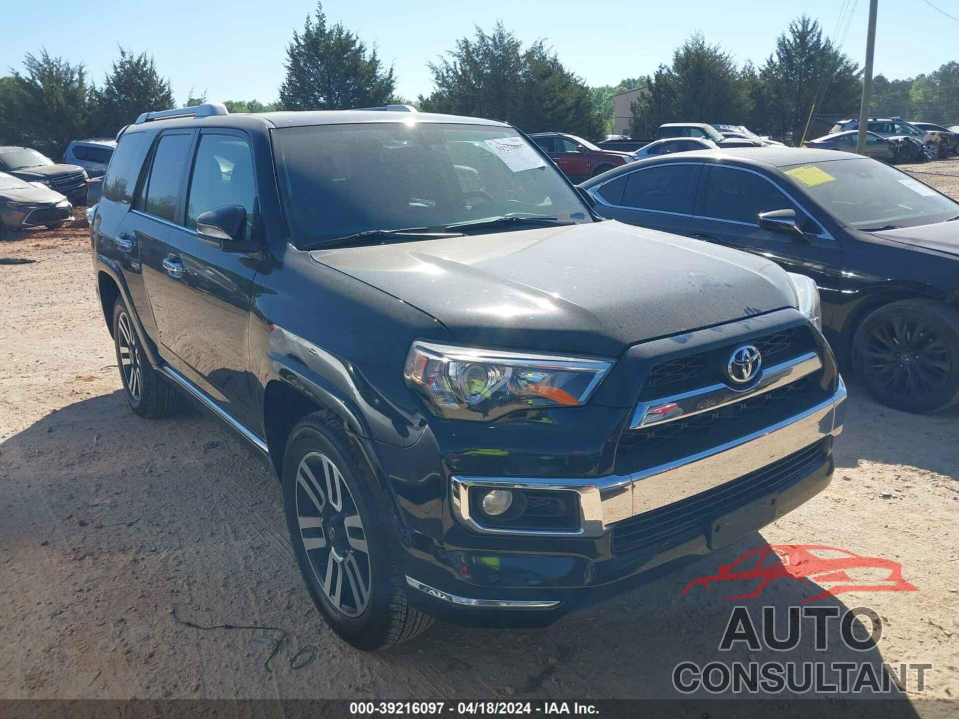 TOYOTA 4RUNNER 2016 - JTEBU5JR8G5324510