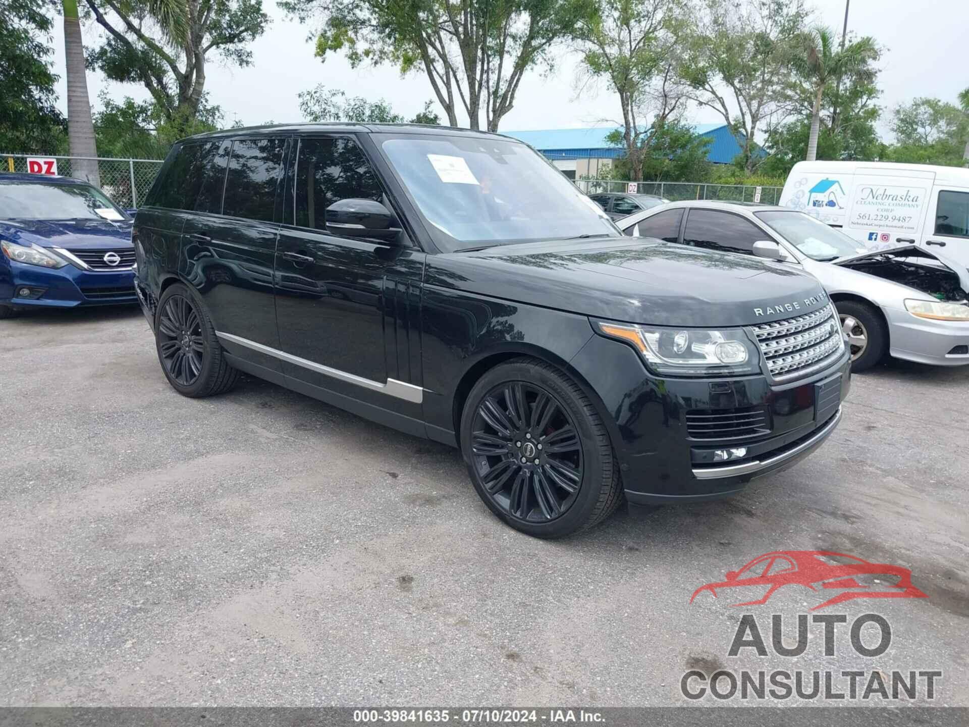 LAND ROVER RANGE ROVER 2017 - SALGS2FVXHA361953