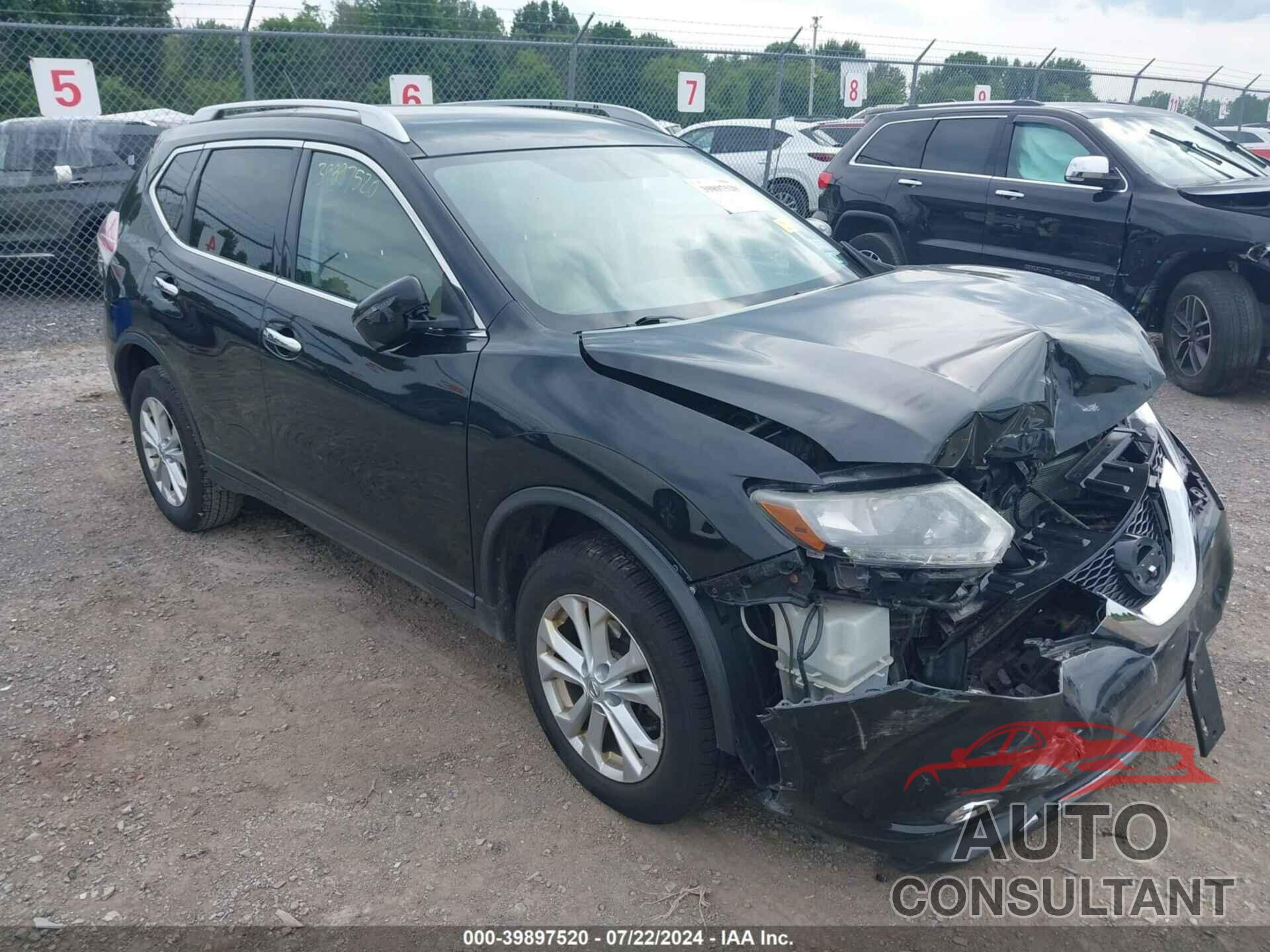 NISSAN ROGUE 2016 - KNMAT2MV6GP625372