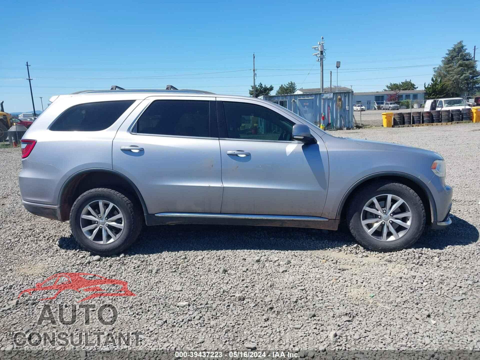 DODGE DURANGO 2016 - 1C4RDJDG9GC412841