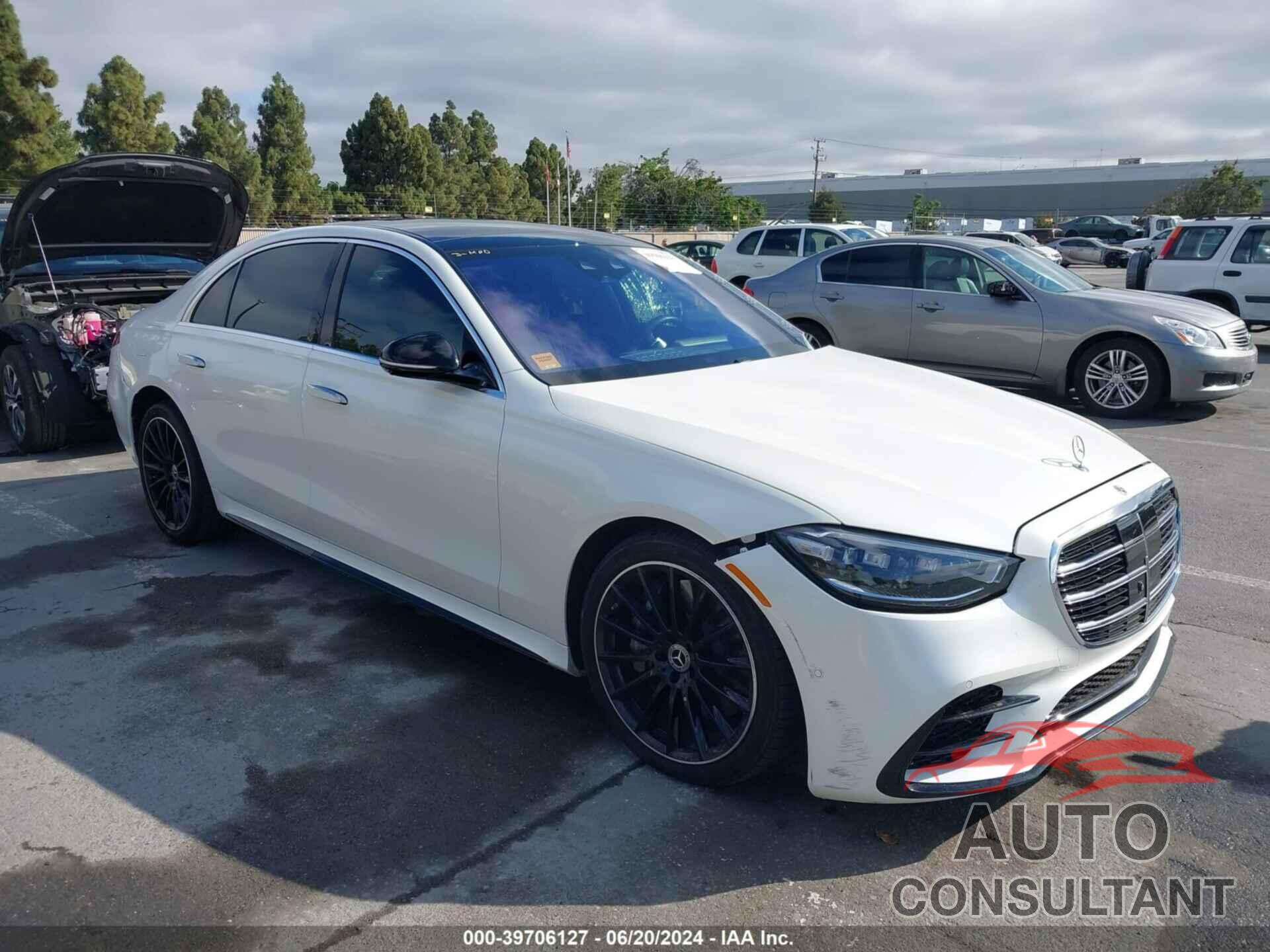 MERCEDES-BENZ S 500 2022 - W1K6G6DB3NA151622
