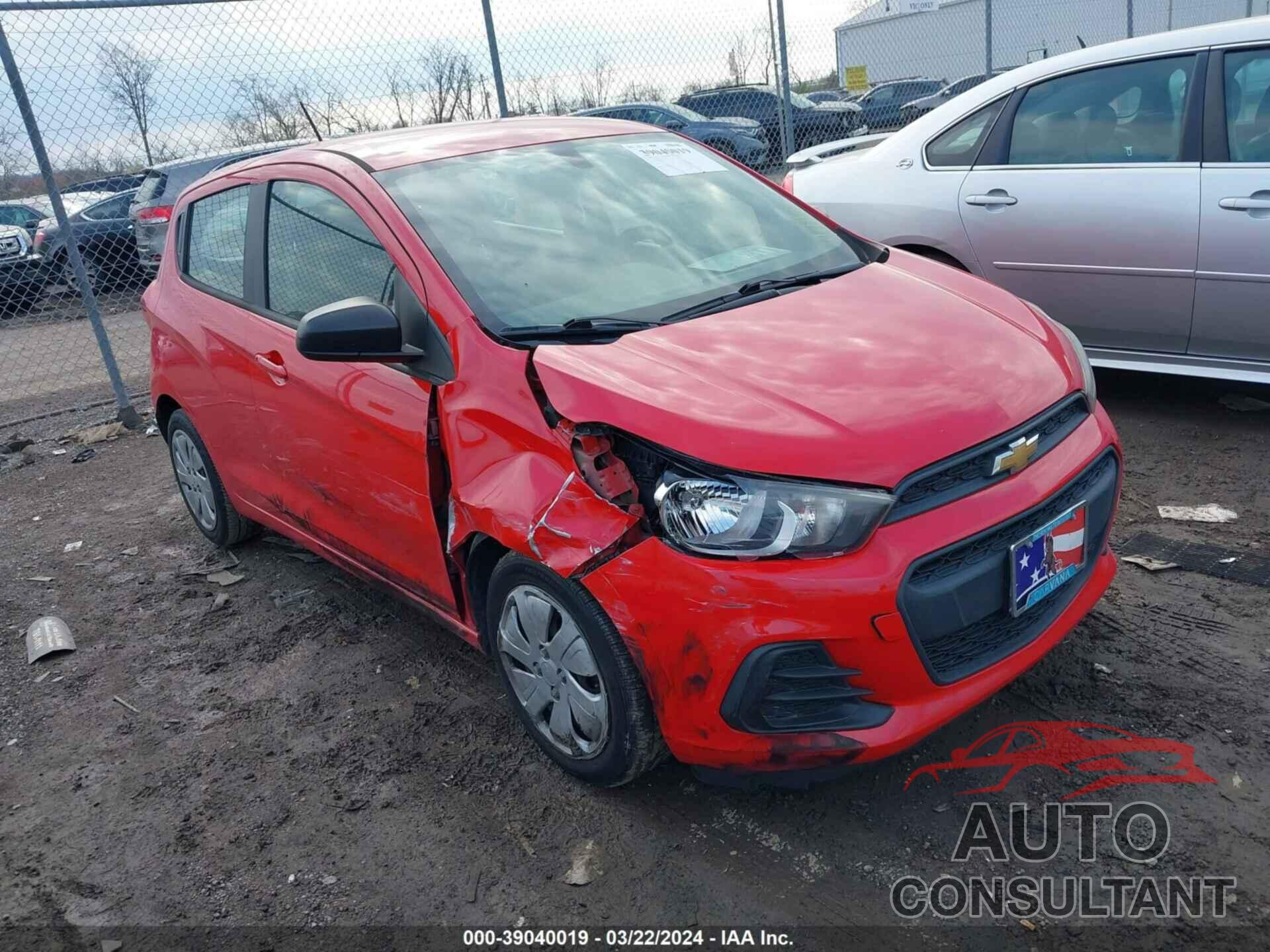 CHEVROLET SPARK 2017 - KL8CA6SA3HC706224