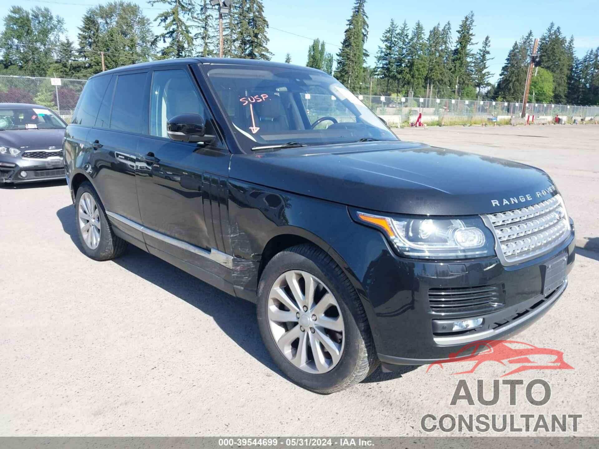 LAND ROVER RANGE ROVER 2016 - SALGS2VF9GA278880