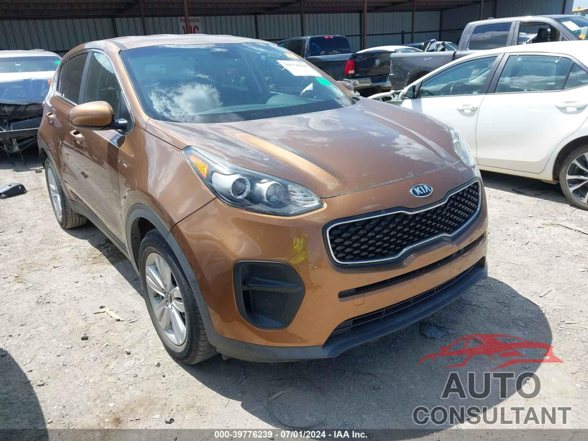 KIA SPORTAGE 2018 - KNDPM3AC4J7346266