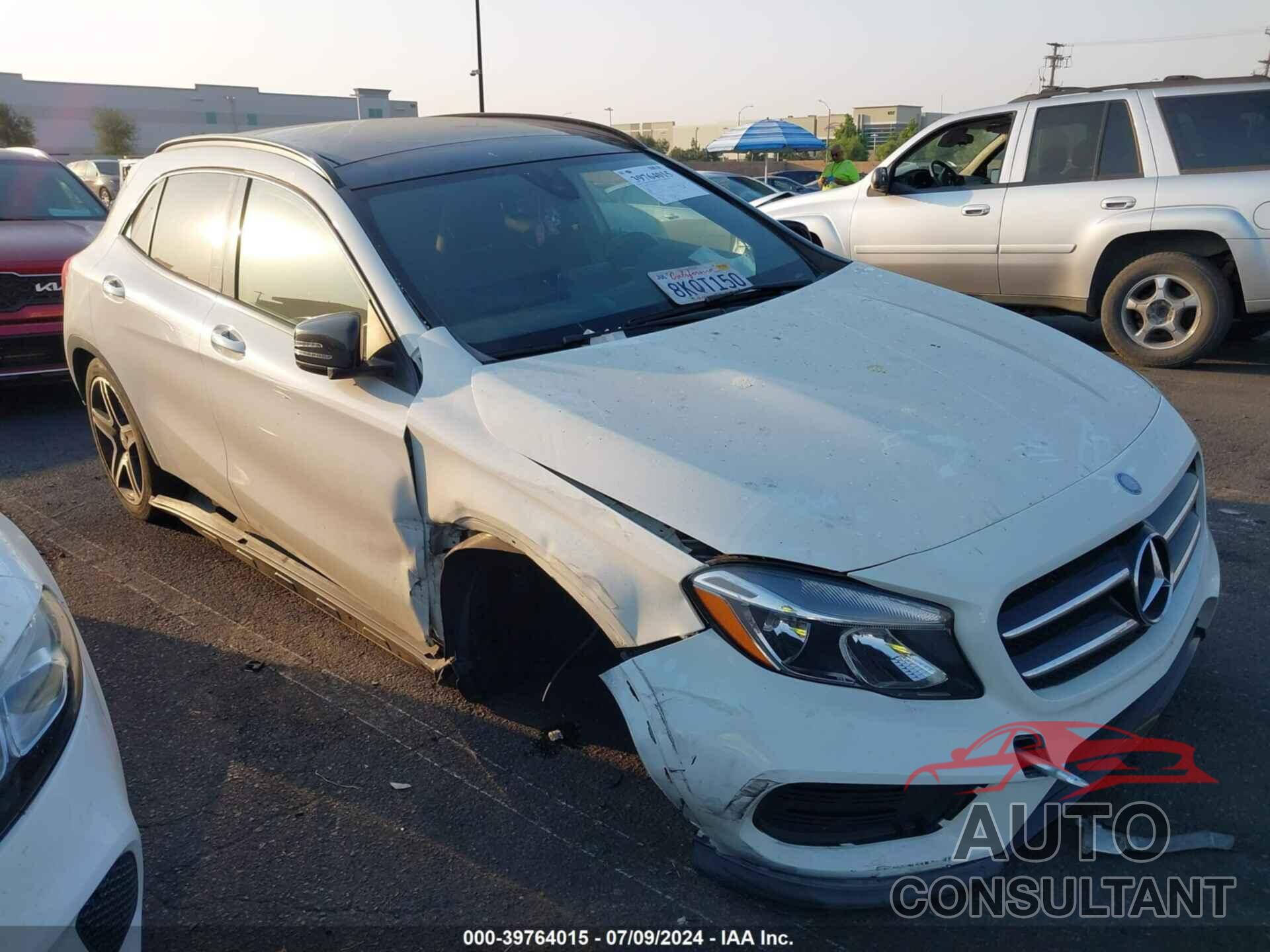 MERCEDES-BENZ GLA 250 2016 - WDCTG4GB3GJ223770