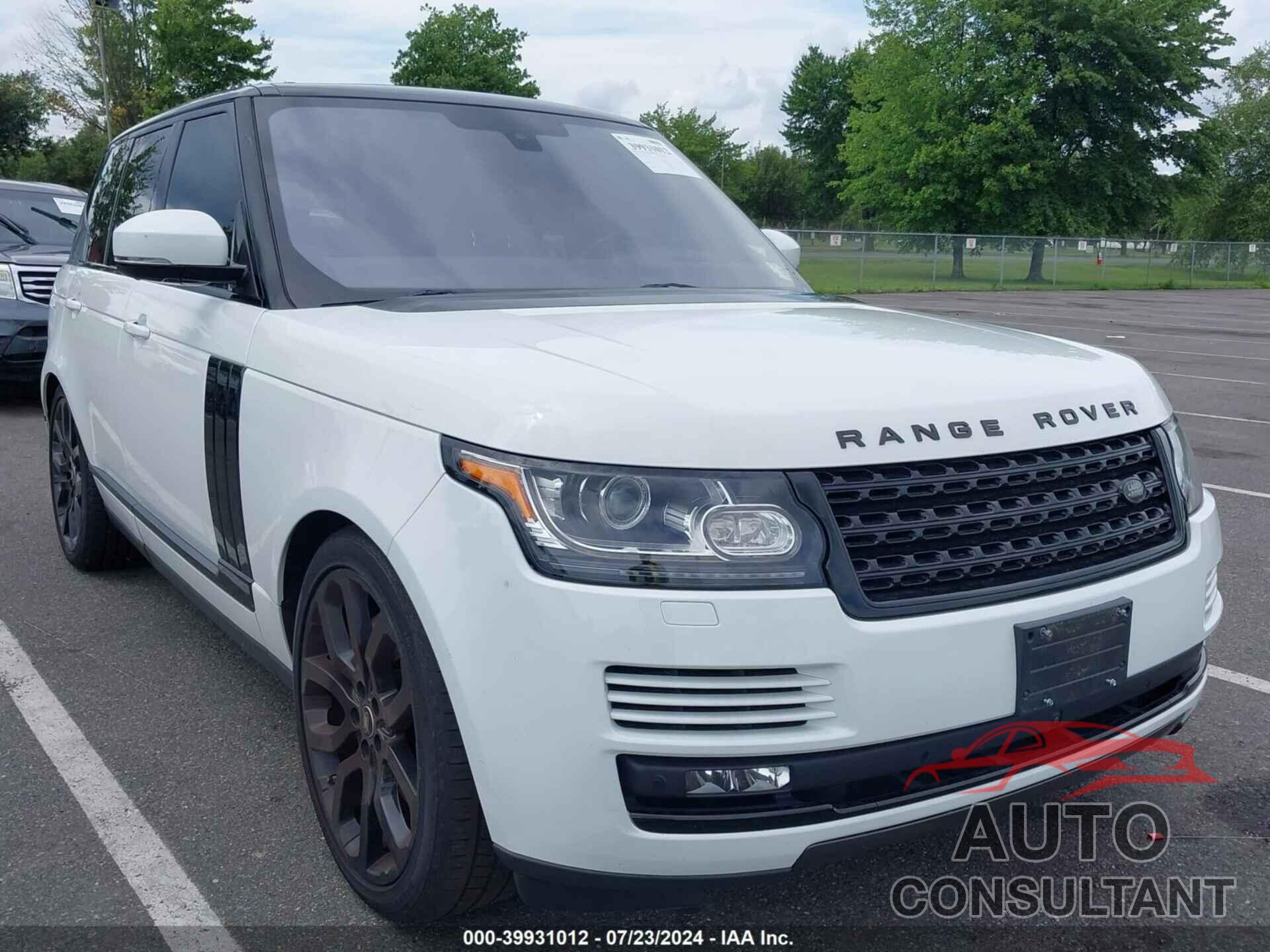 LAND ROVER RANGE ROVER 2016 - SALGS2EFXGA292786