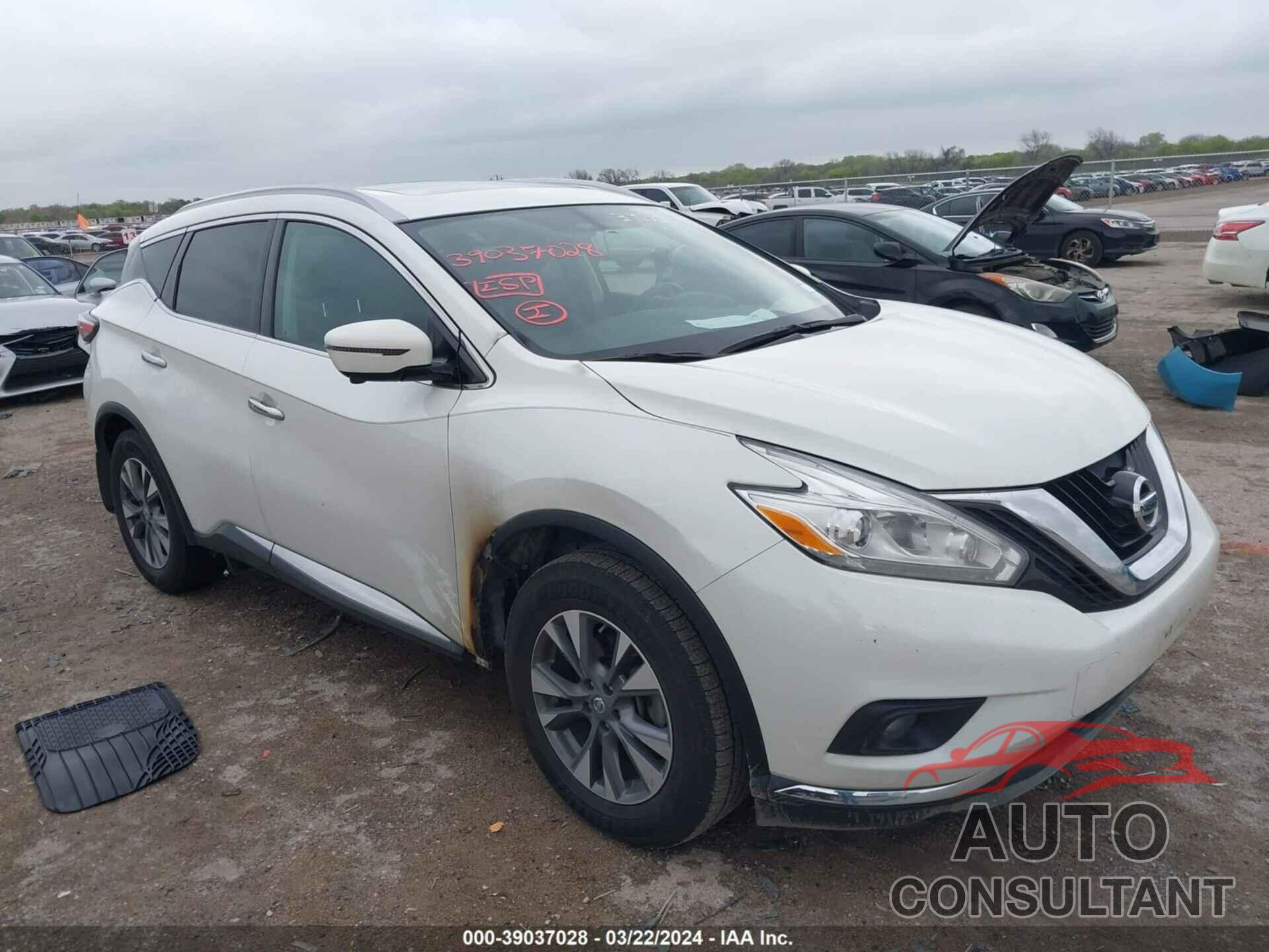 NISSAN MURANO 2017 - 5N1AZ2MG6HN114320