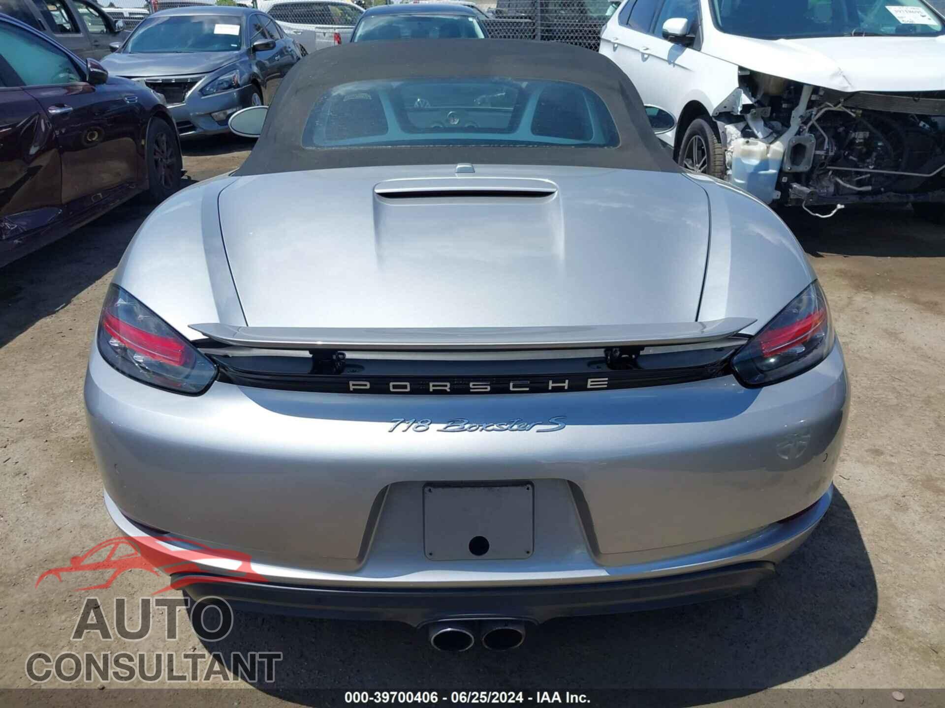 PORSCHE 718 BOXSTER 2017 - WP0CB2A86HS241374