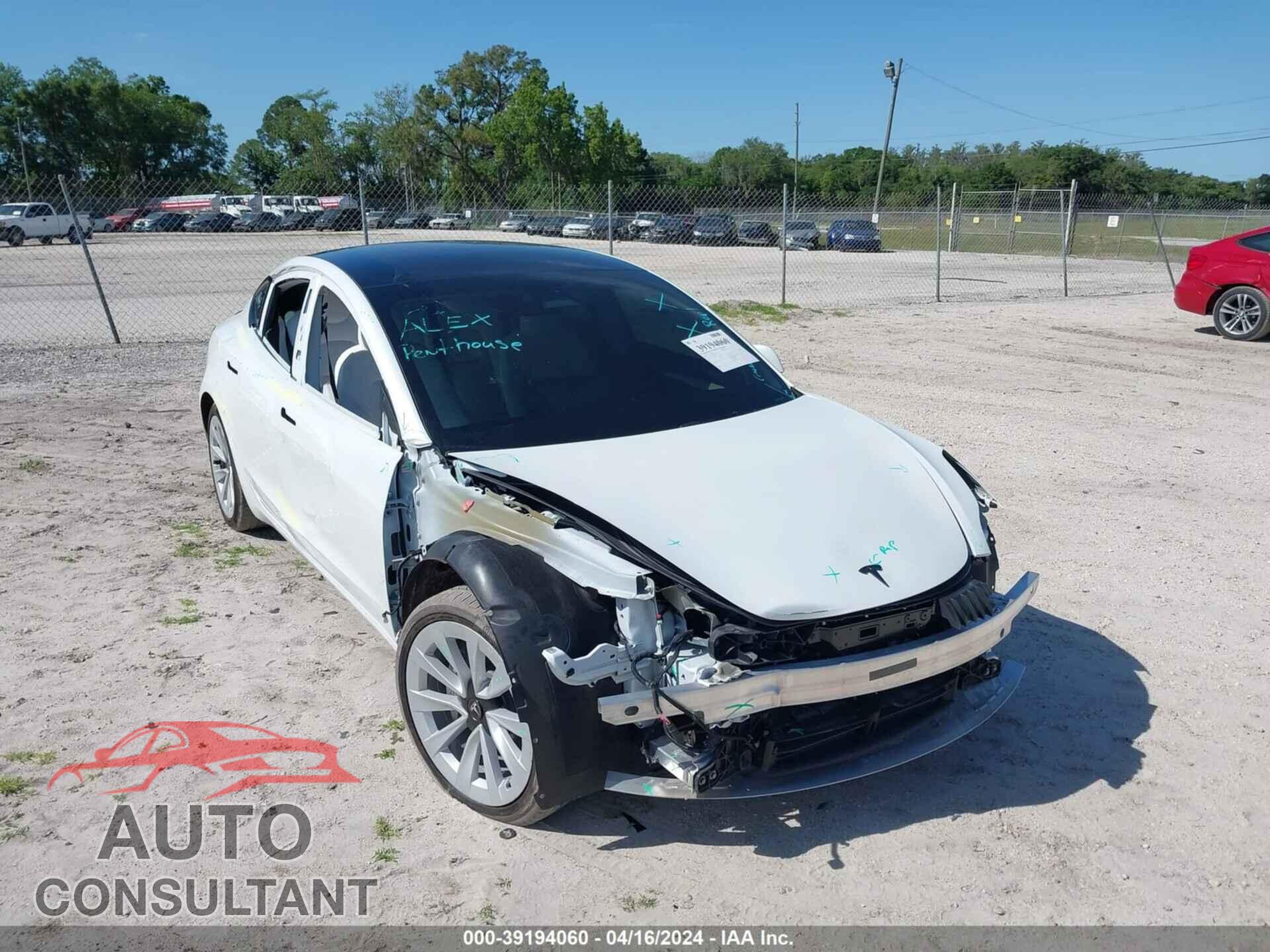 TESLA MODEL 3 2023 - 5YJ3E1EA3PF399696