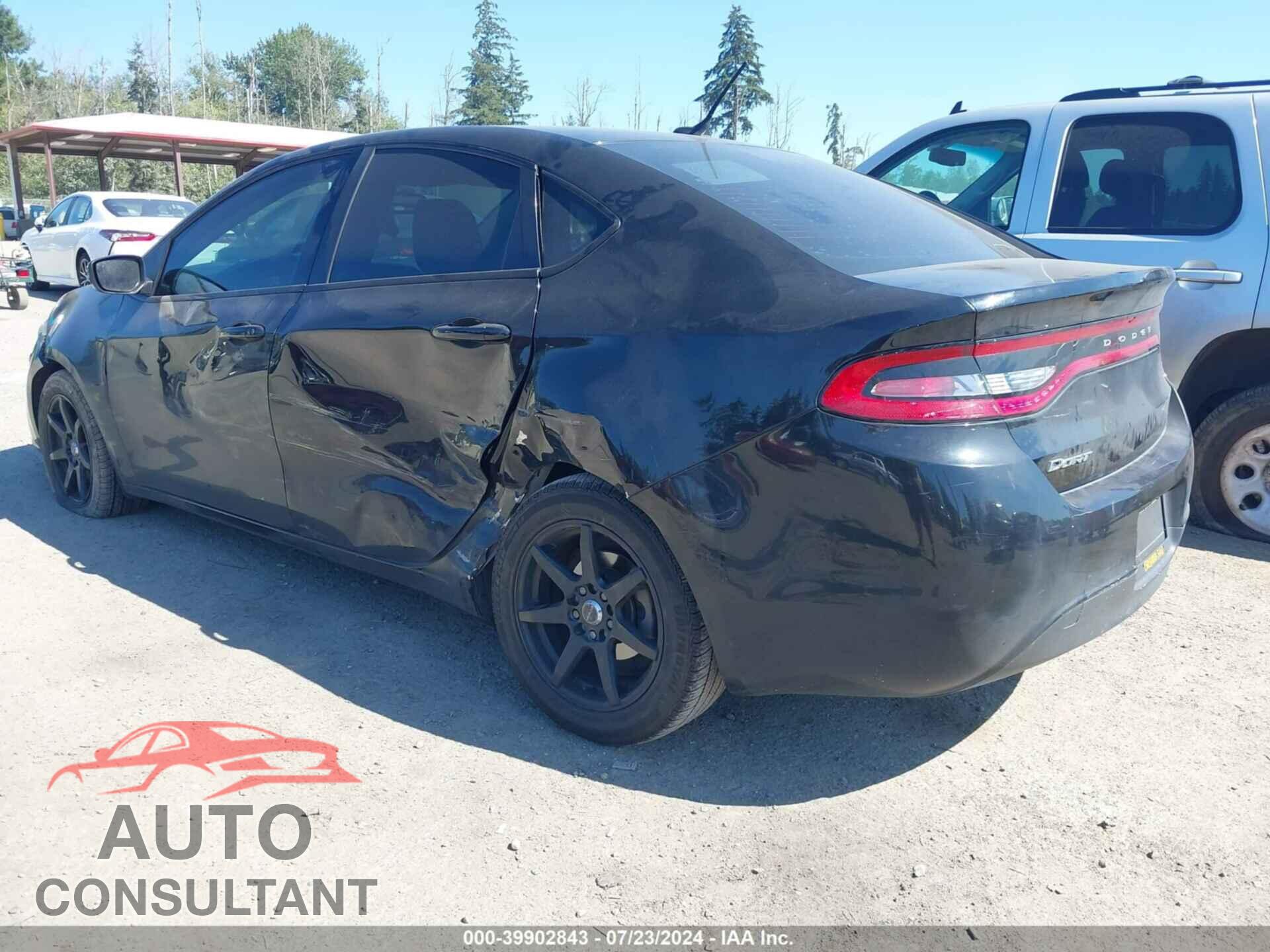 DODGE DART 2016 - 1C3CDFAA0GD607227