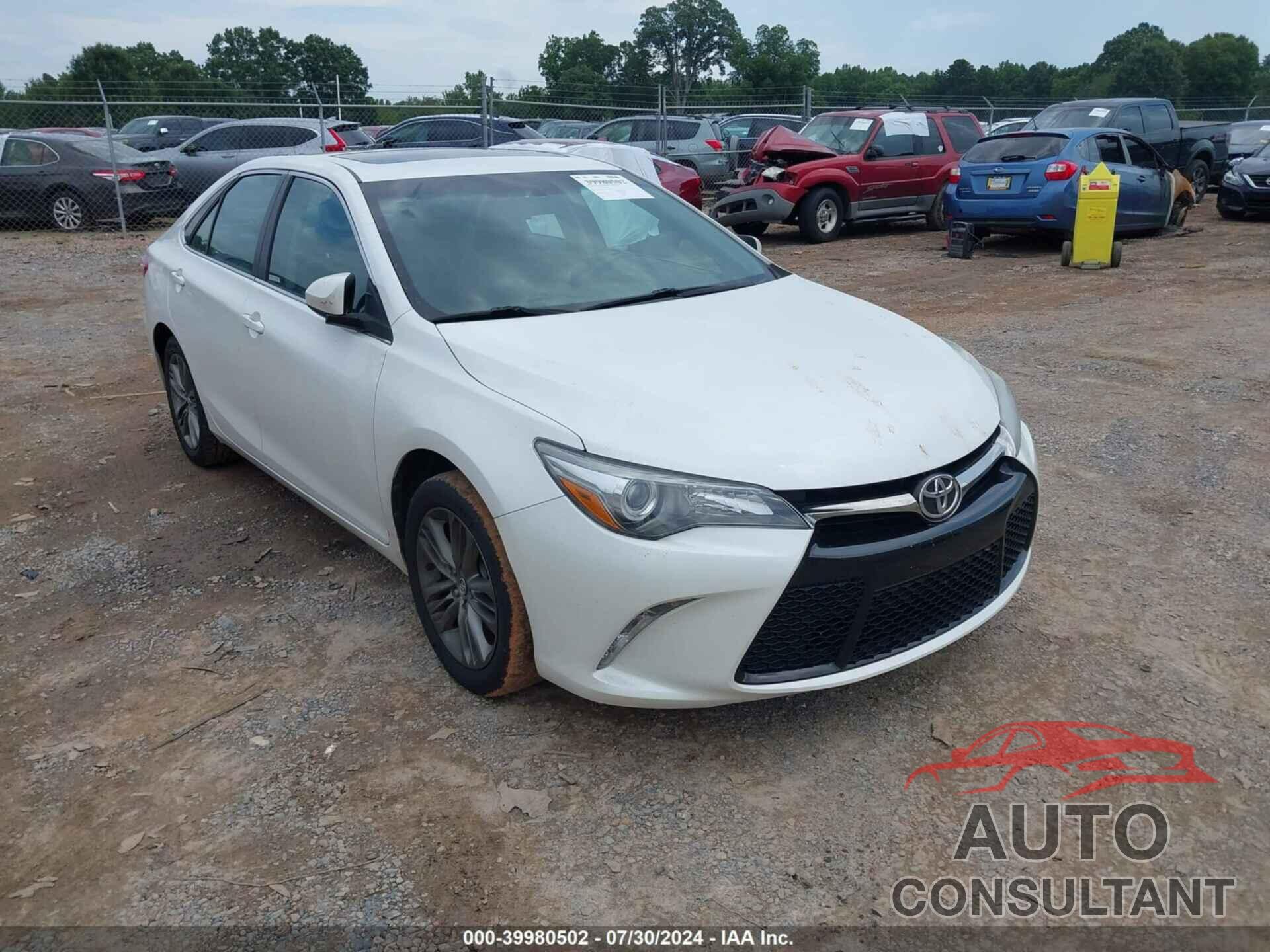 TOYOTA CAMRY 2017 - 4T1BF1FK6HU344745