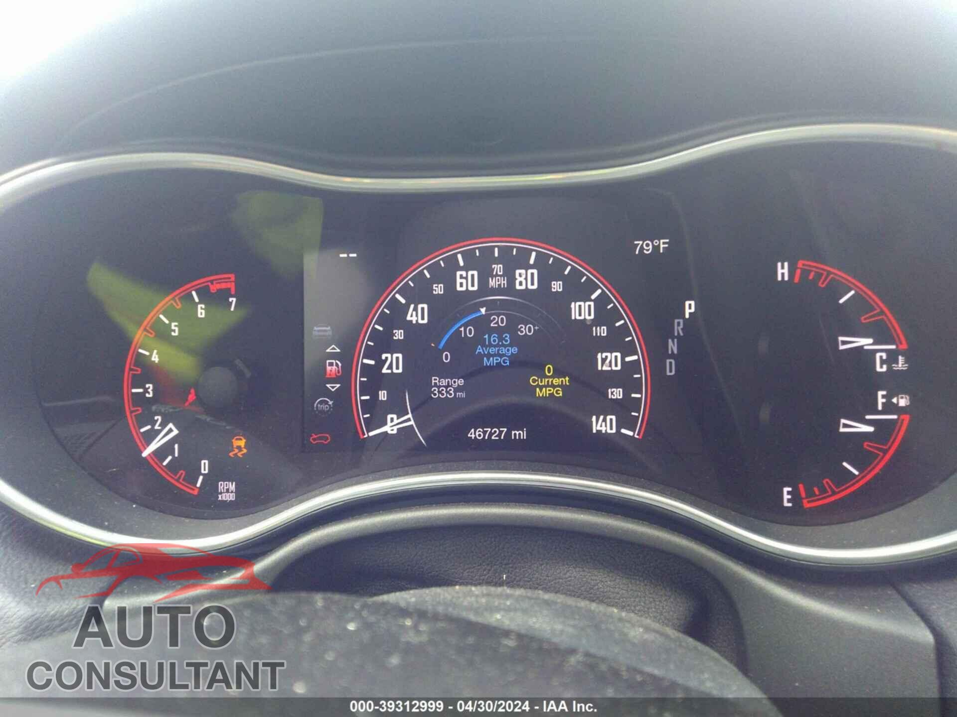 DODGE DURANGO 2020 - 1C4RDJAG1LC309332