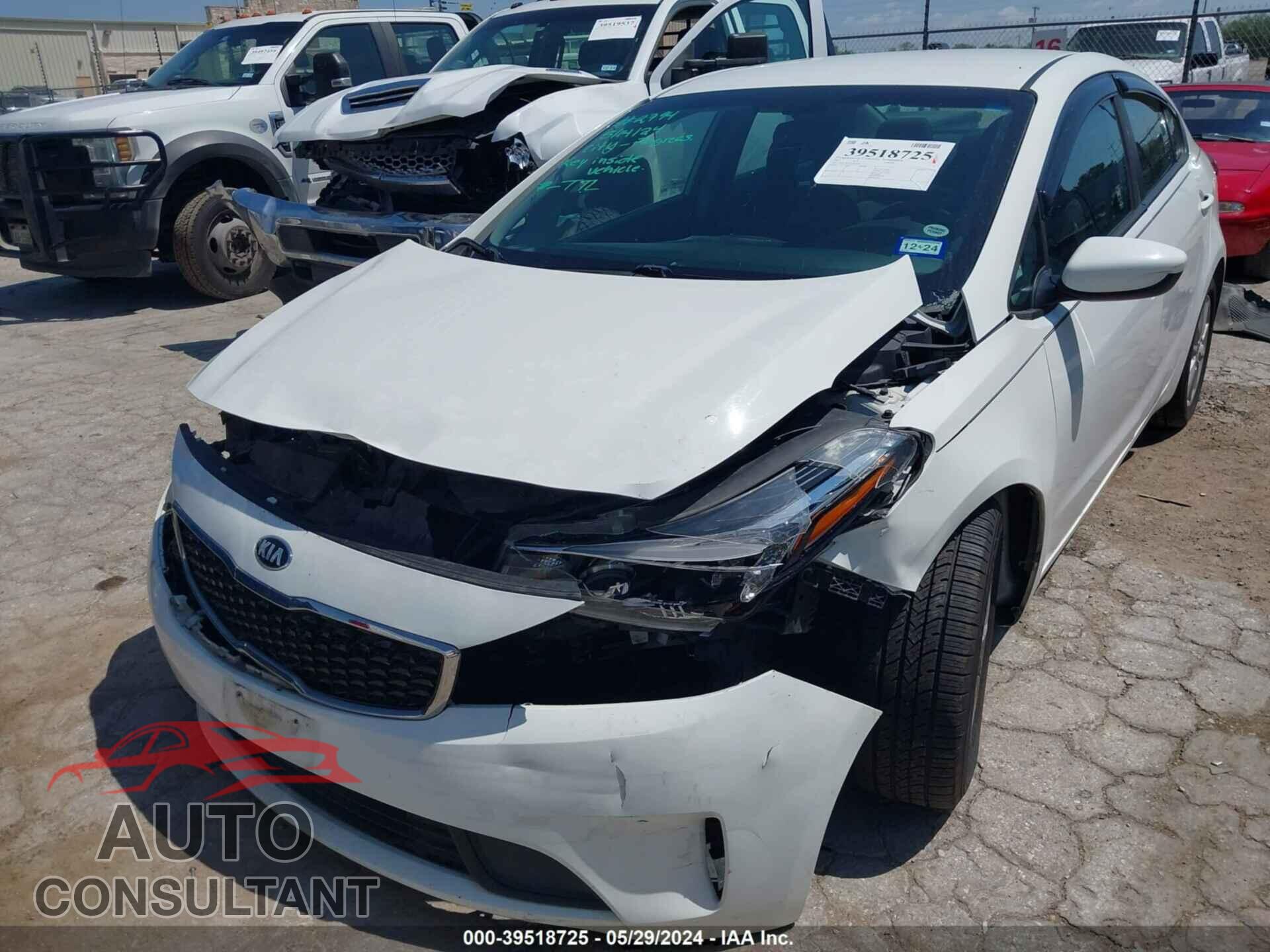 KIA FORTE 2017 - 3KPFL4A71HE019261
