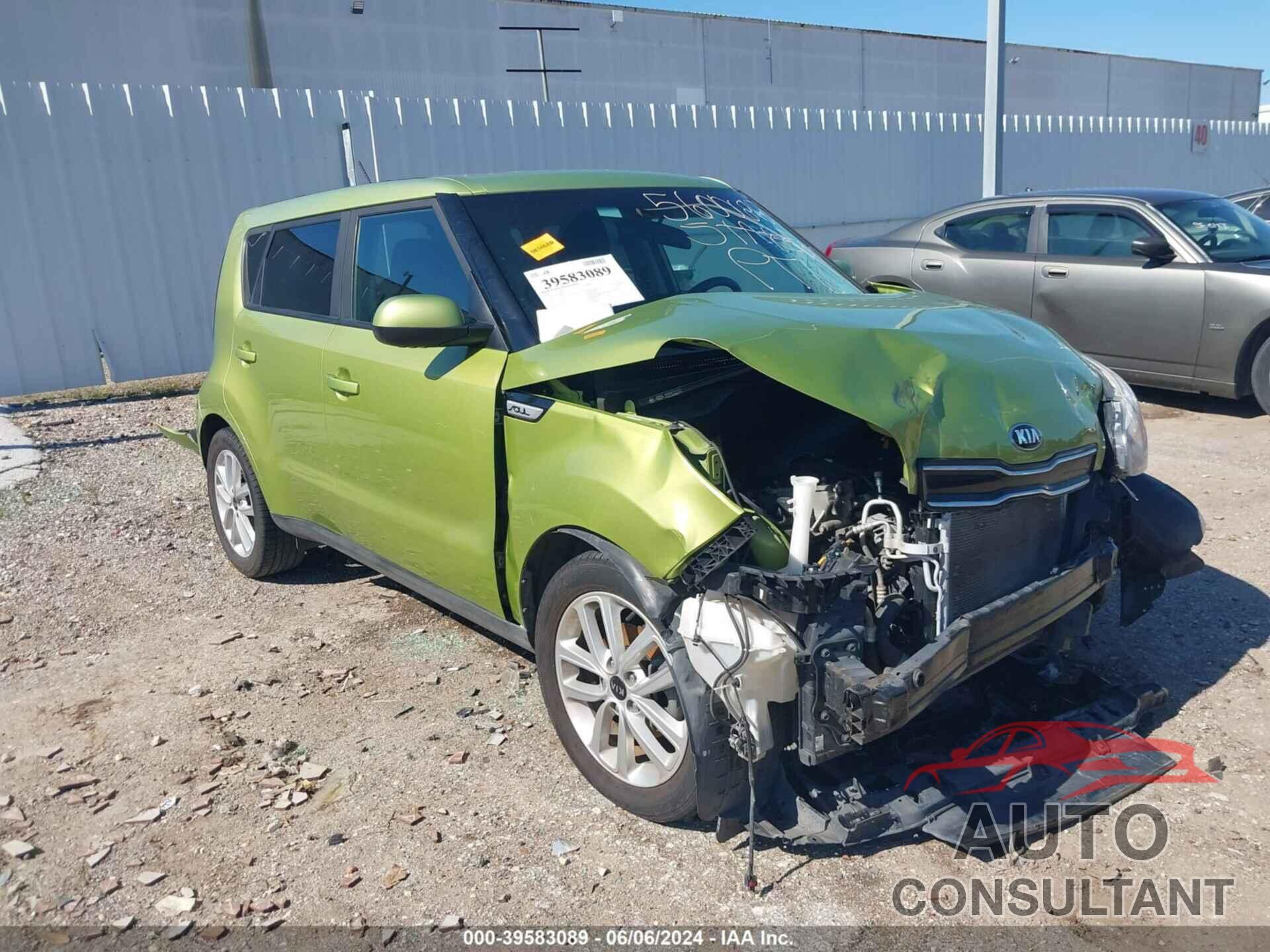 KIA SOUL 2019 - KNDJP3A50K7914187