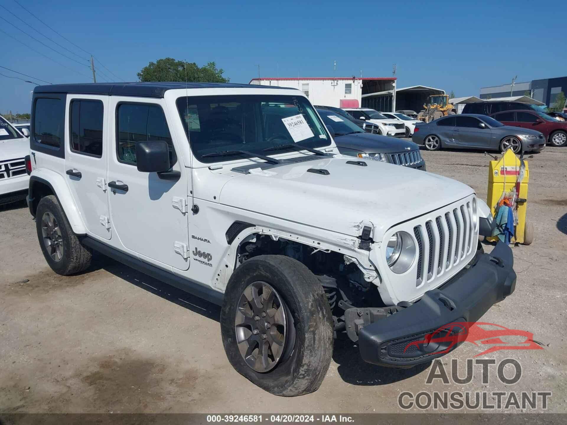 JEEP WRANGLER UNLIMITED 2018 - 1C4HJXEG9JW164702