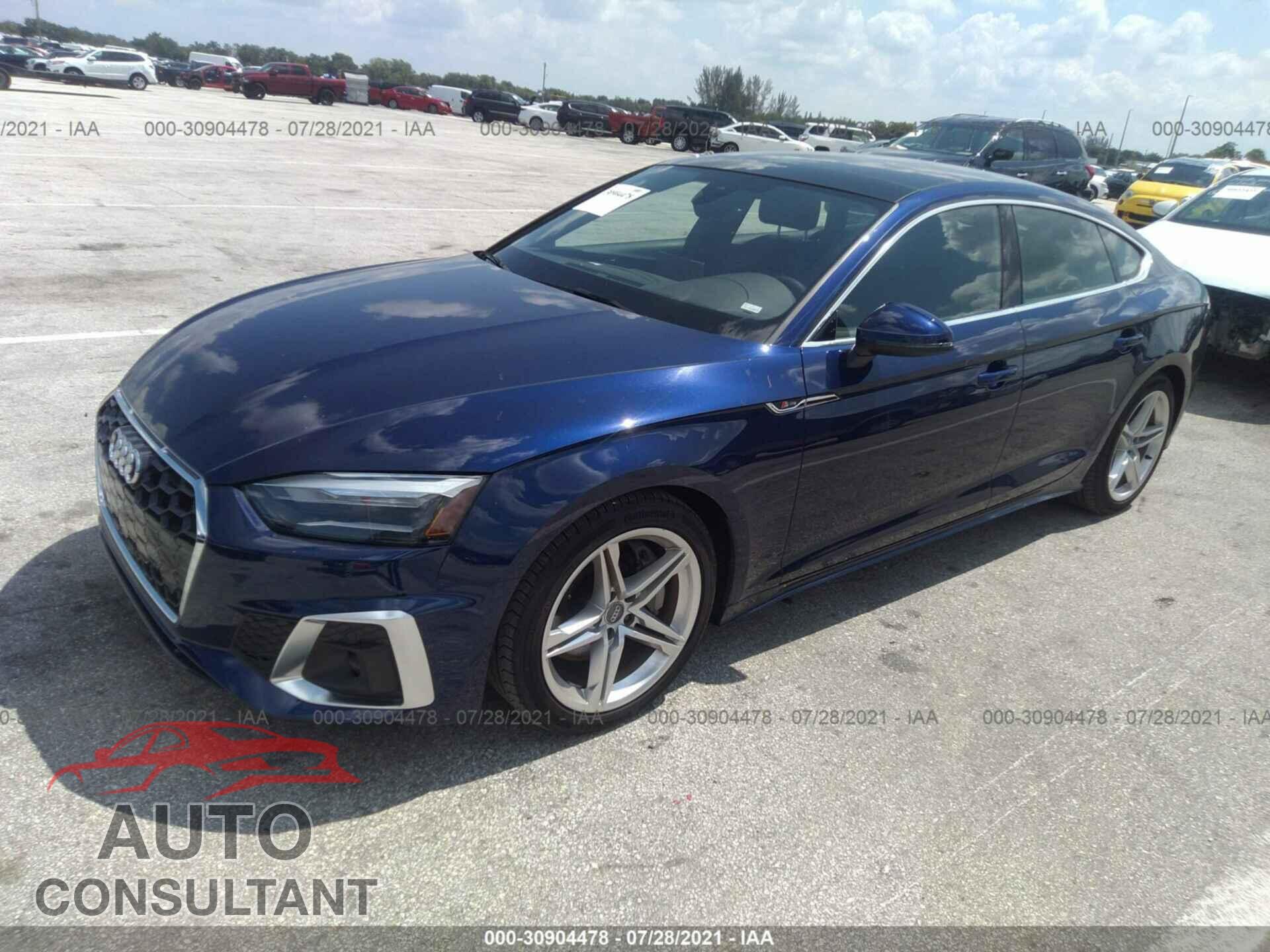 AUDI A5 SPORTBACK 2021 - WAUDACF5XMA011829