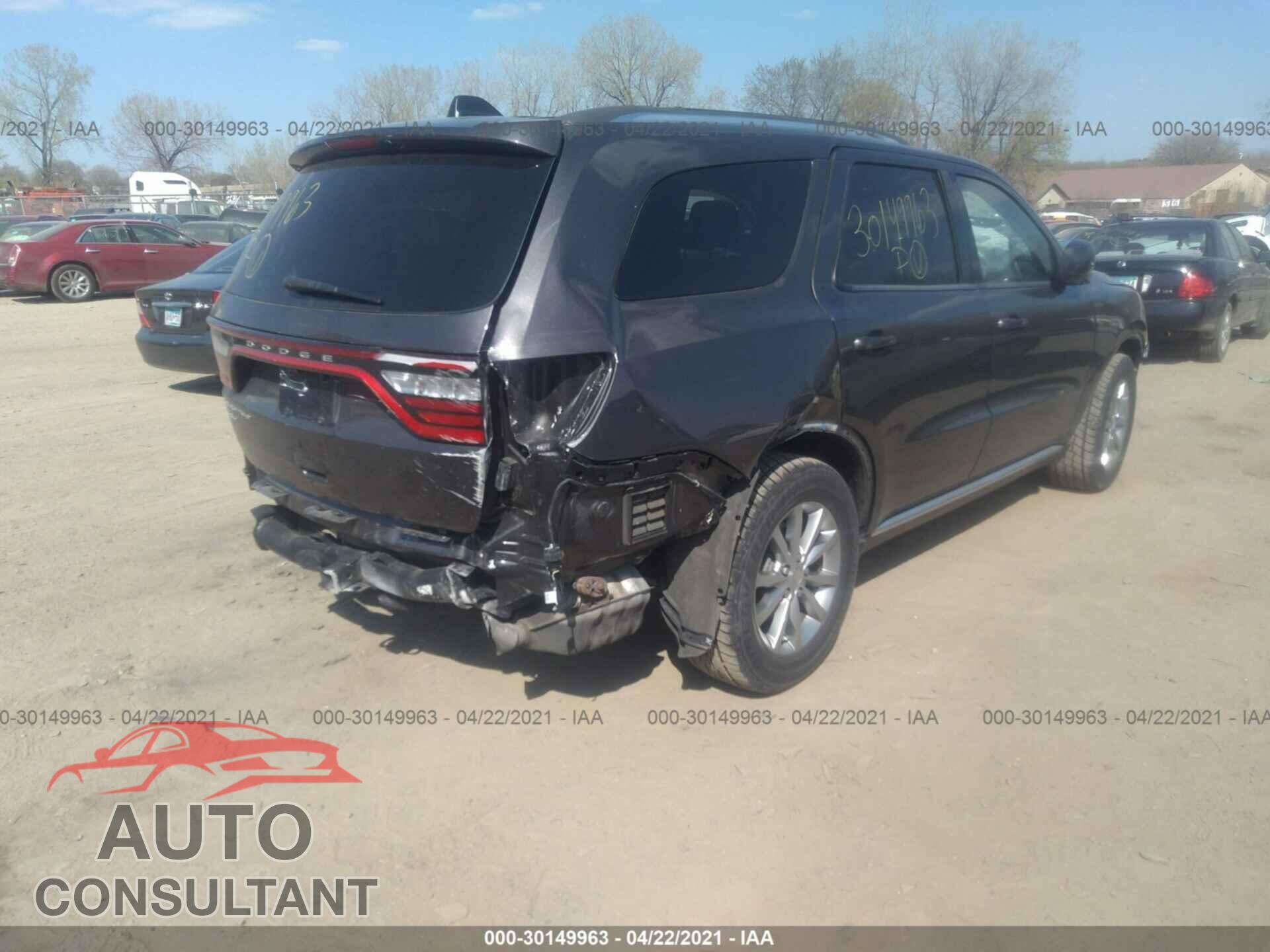 DODGE DURANGO 2016 - 1C4RDJAGXGC315863