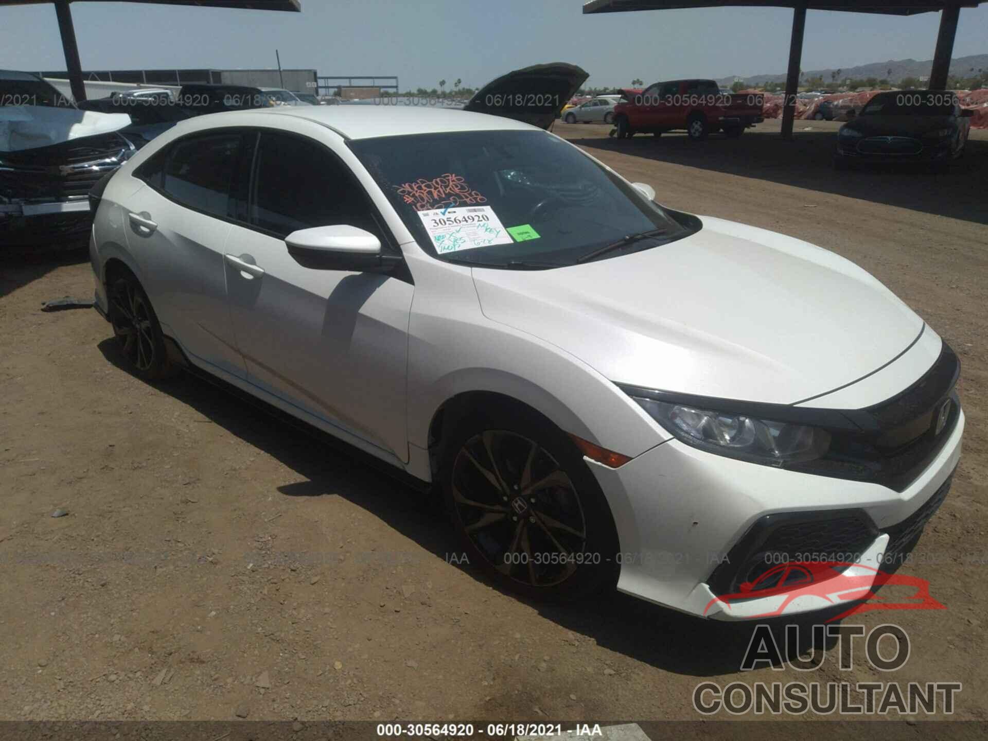 HONDA CIVIC HATCHBACK 2018 - SHHFK7H49JU200428