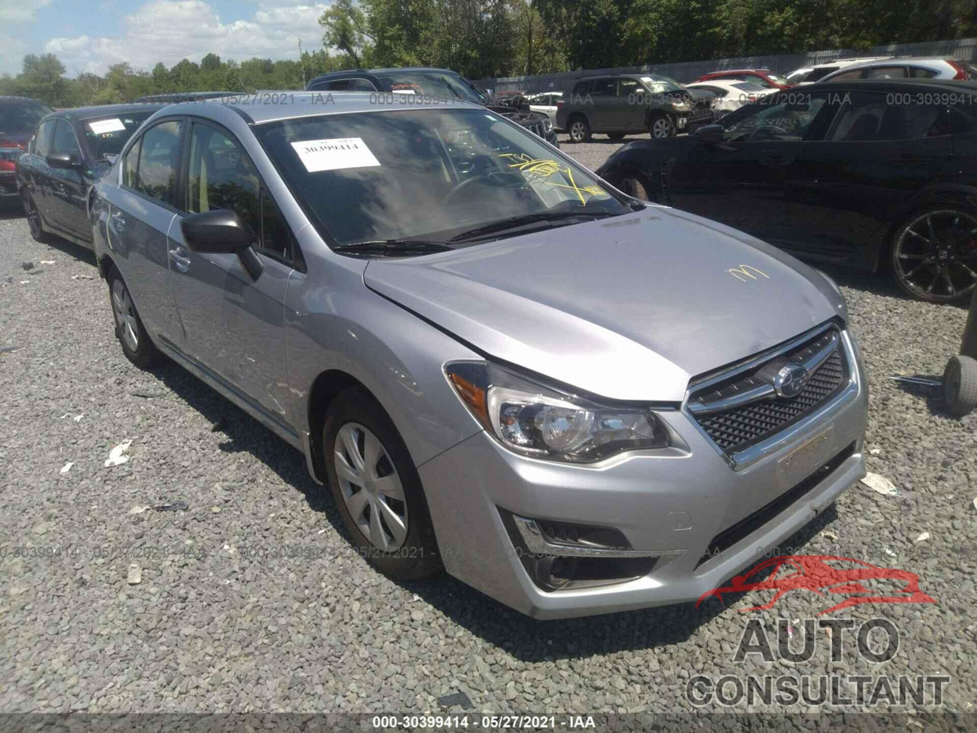 SUBARU IMPREZA SEDAN 2016 - JF1GJAA64GH011640