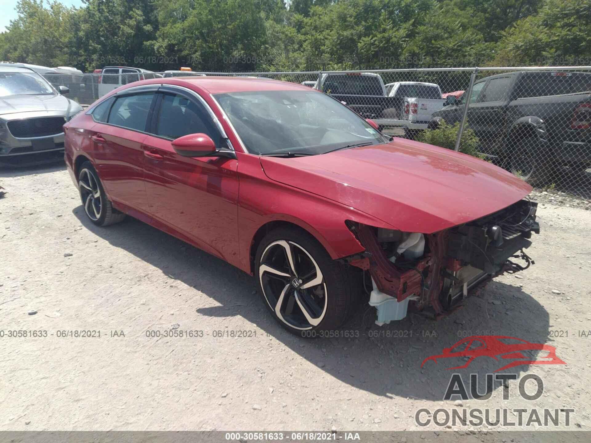 HONDA ACCORD SEDAN 2018 - 1HGCV1F34JA016642