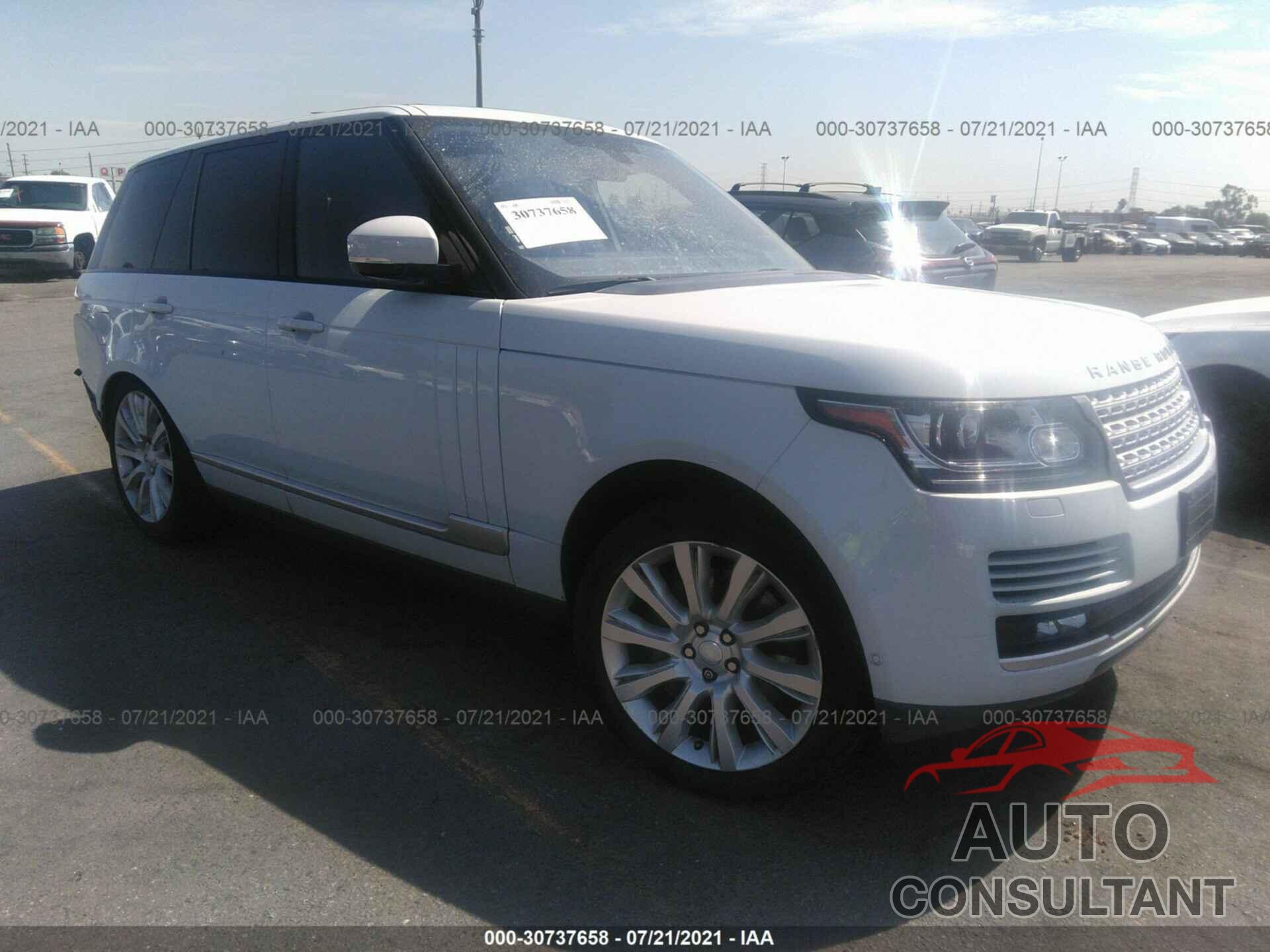 LAND ROVER RANGE ROVER 2016 - SALGS2EF0GA278184