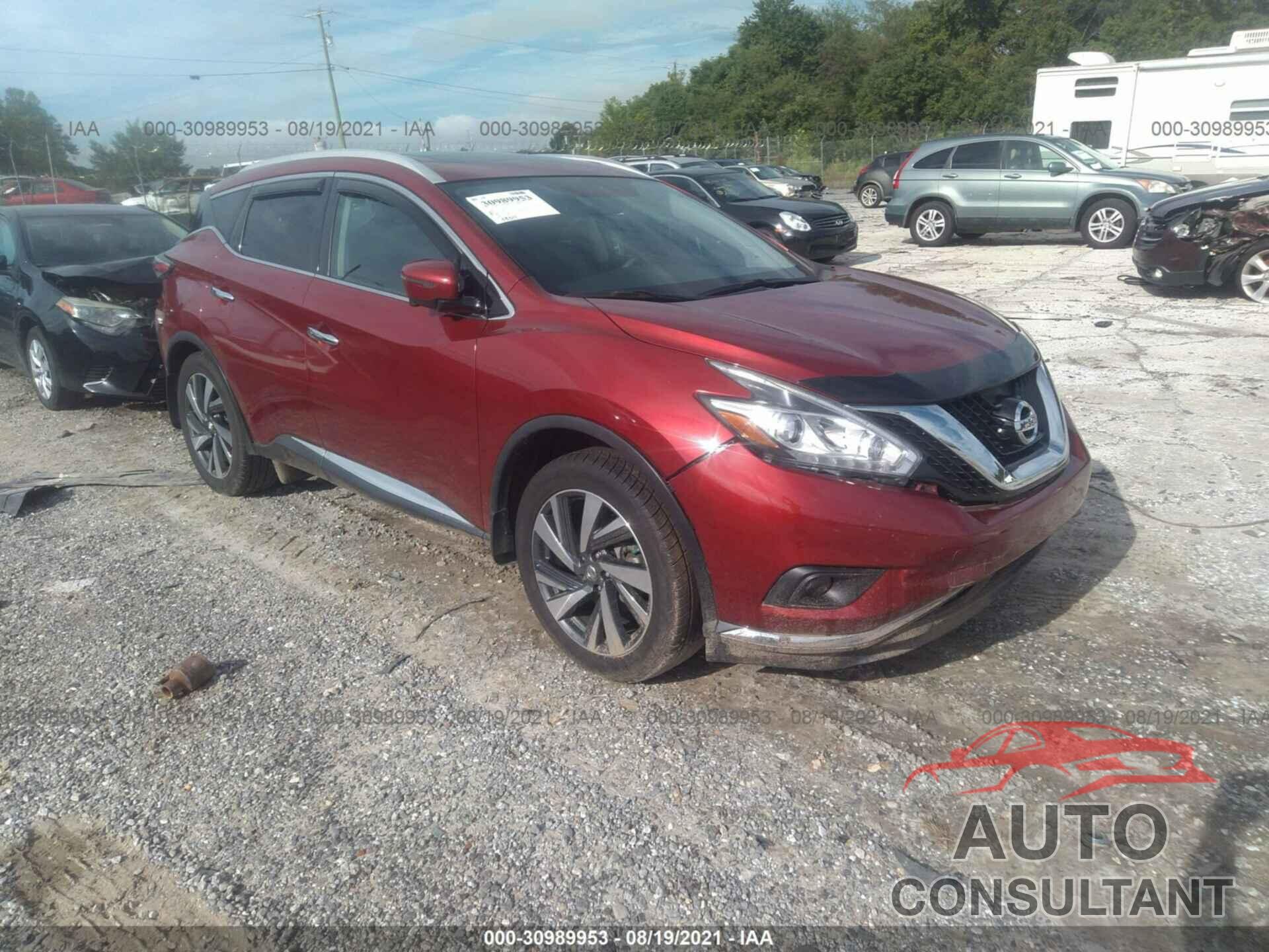 NISSAN MURANO 2016 - 5N1AZ2MH3GN146567