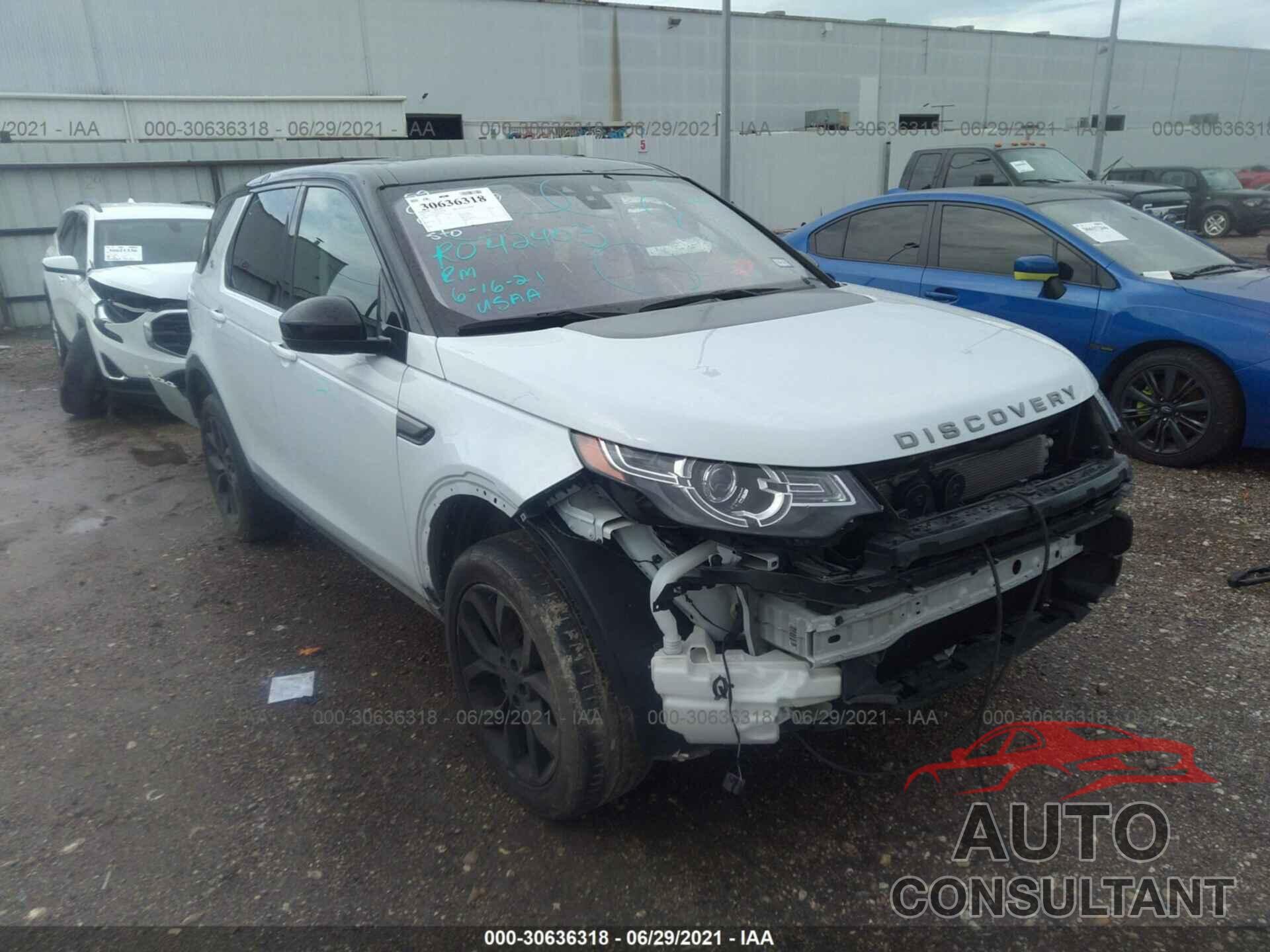 LAND ROVER DISCOVERY SPORT 2019 - SALCP2FX4KH818272