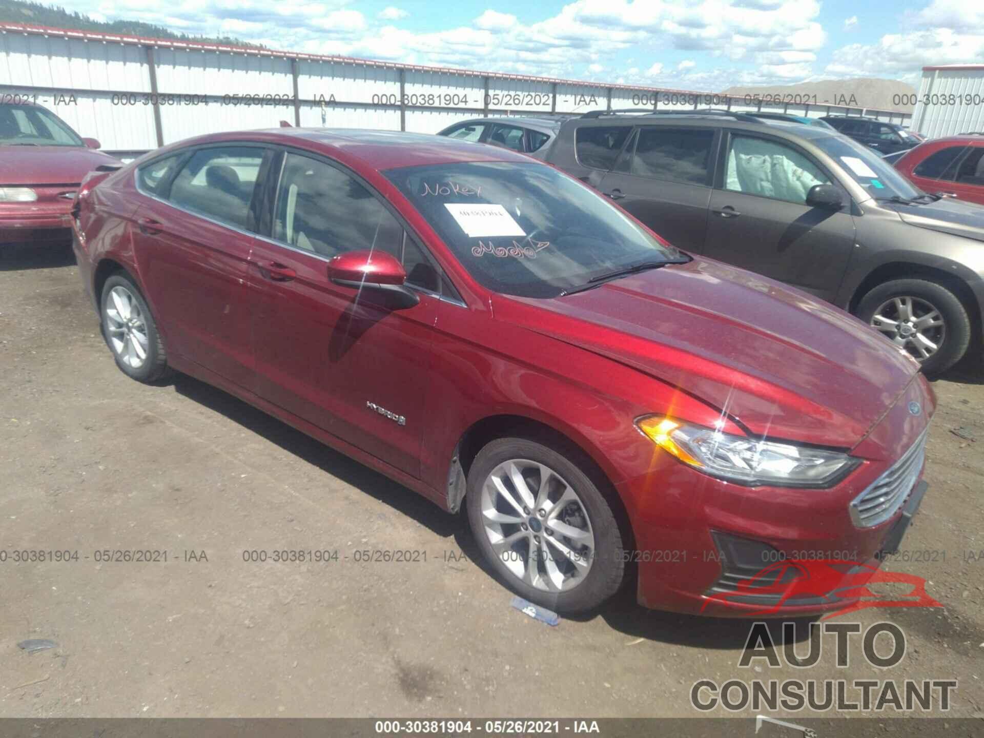 FORD FUSION HYBRID 2019 - 3FA6P0LUXKR206262