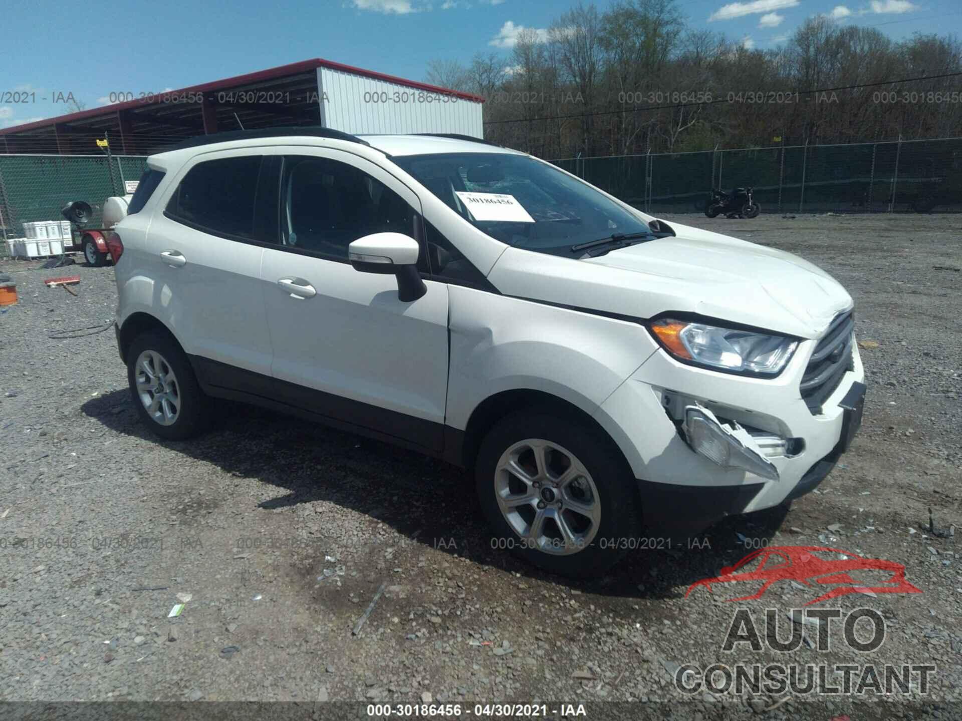 FORD ECOSPORT 2020 - MAJ6S3GL7LC319779