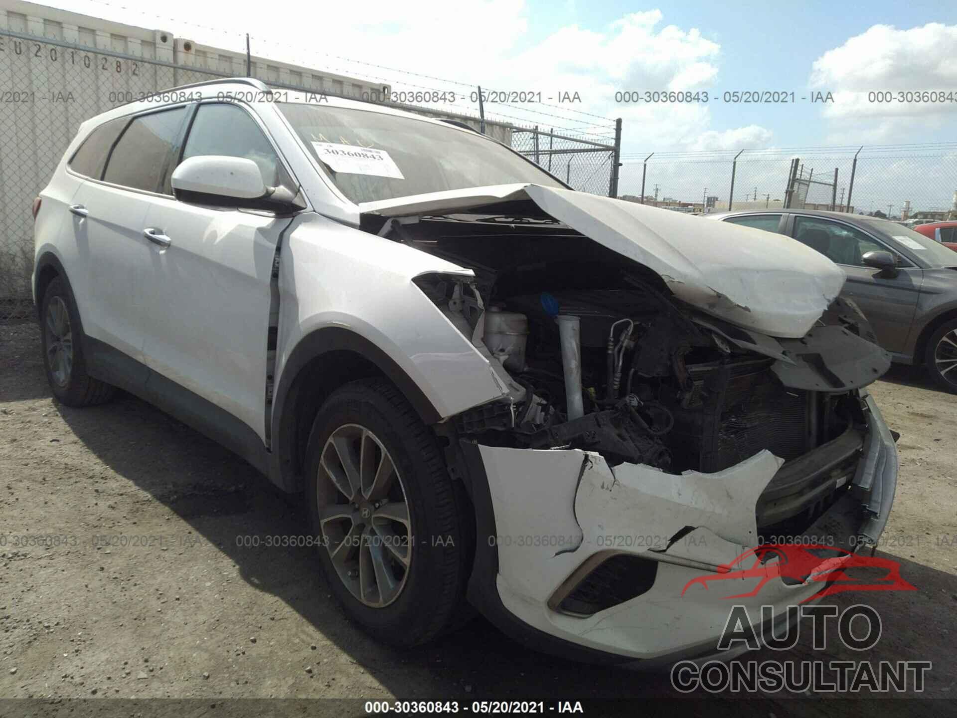 HYUNDAI SANTA FE 2017 - KM8SM4HF6HU207540