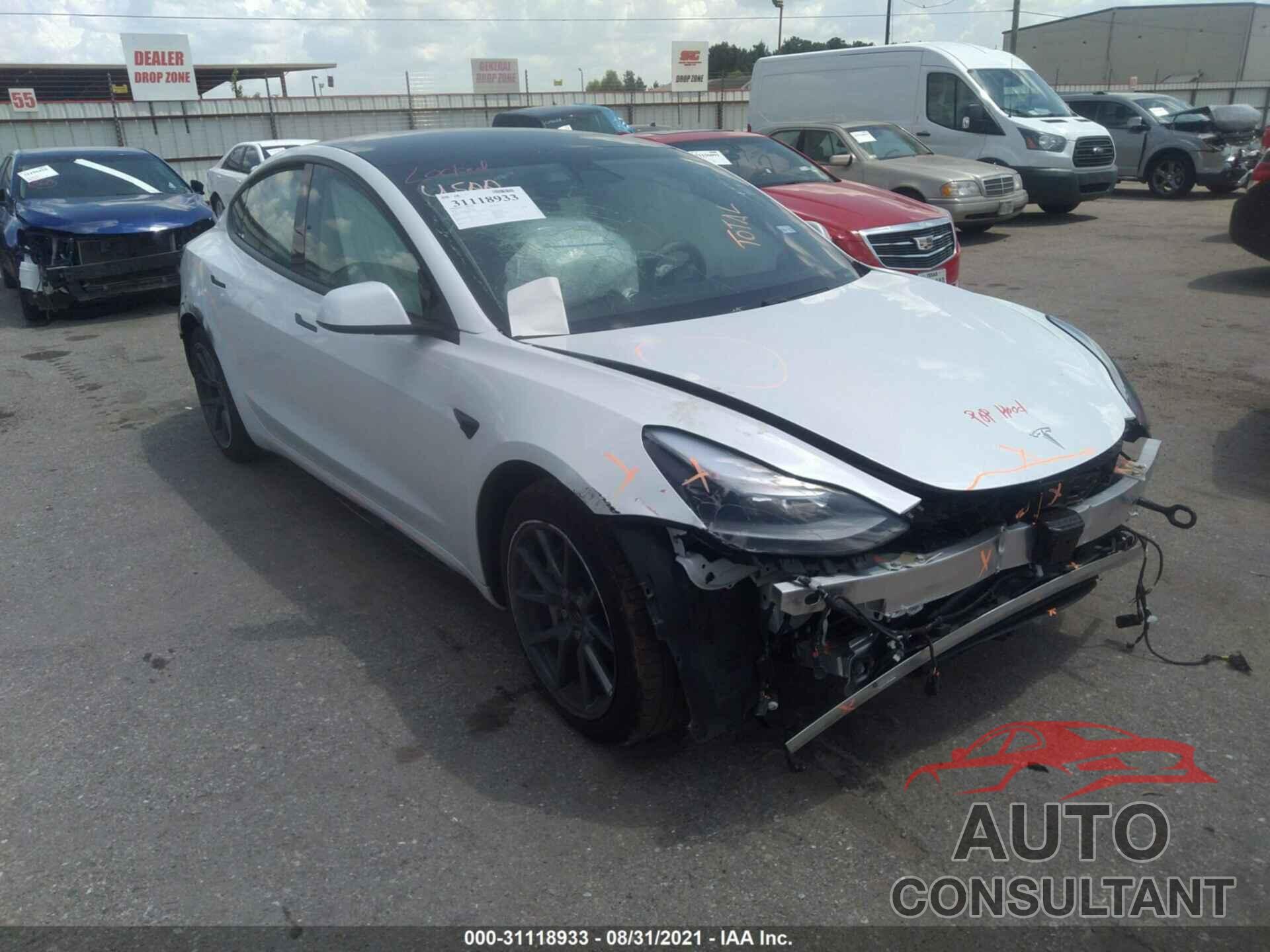 TESLA MODEL 3 2021 - 5YJ3E1EA6MF976250