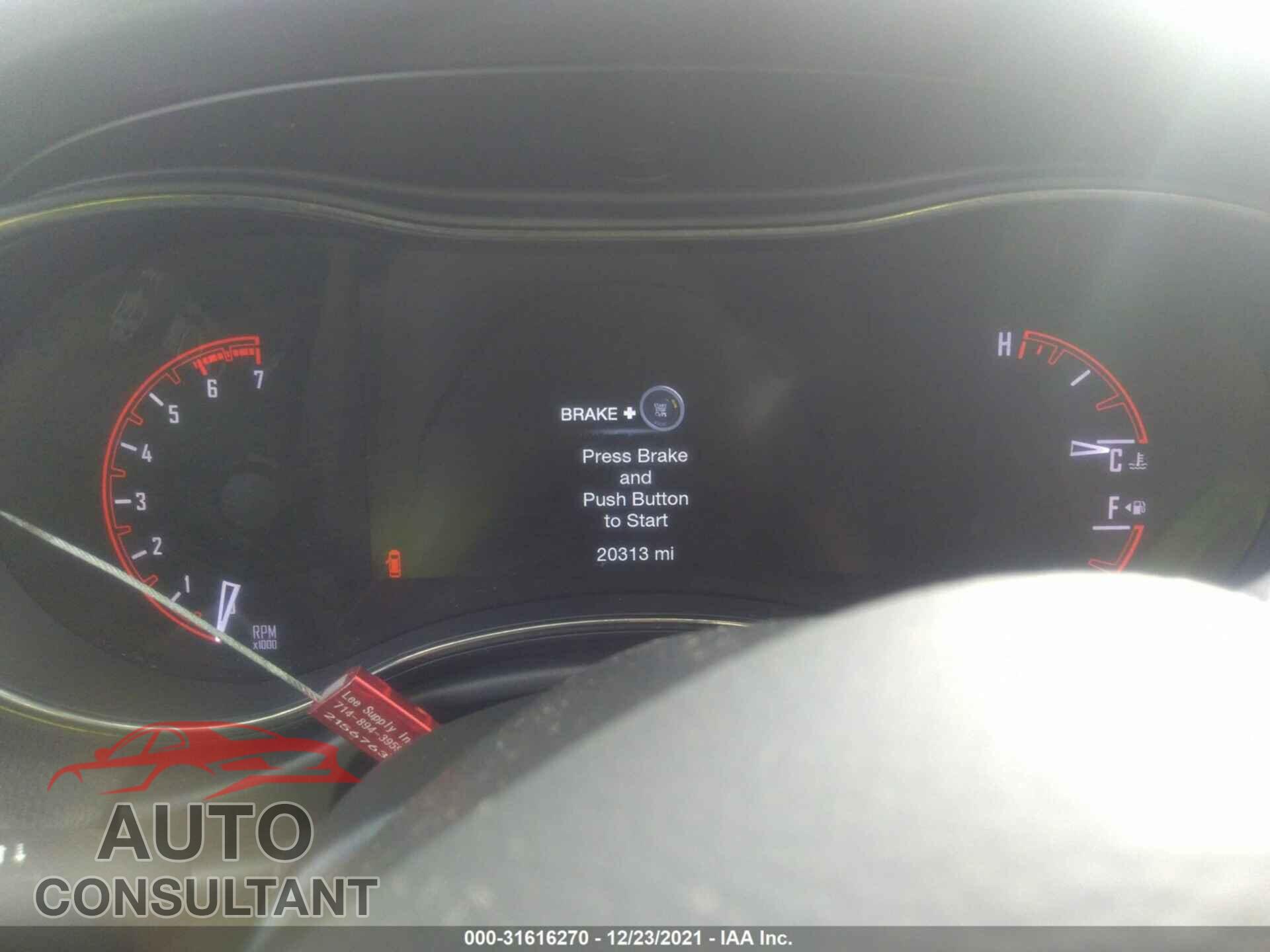 DODGE DURANGO 2020 - 1C4SDJCT9LC258237