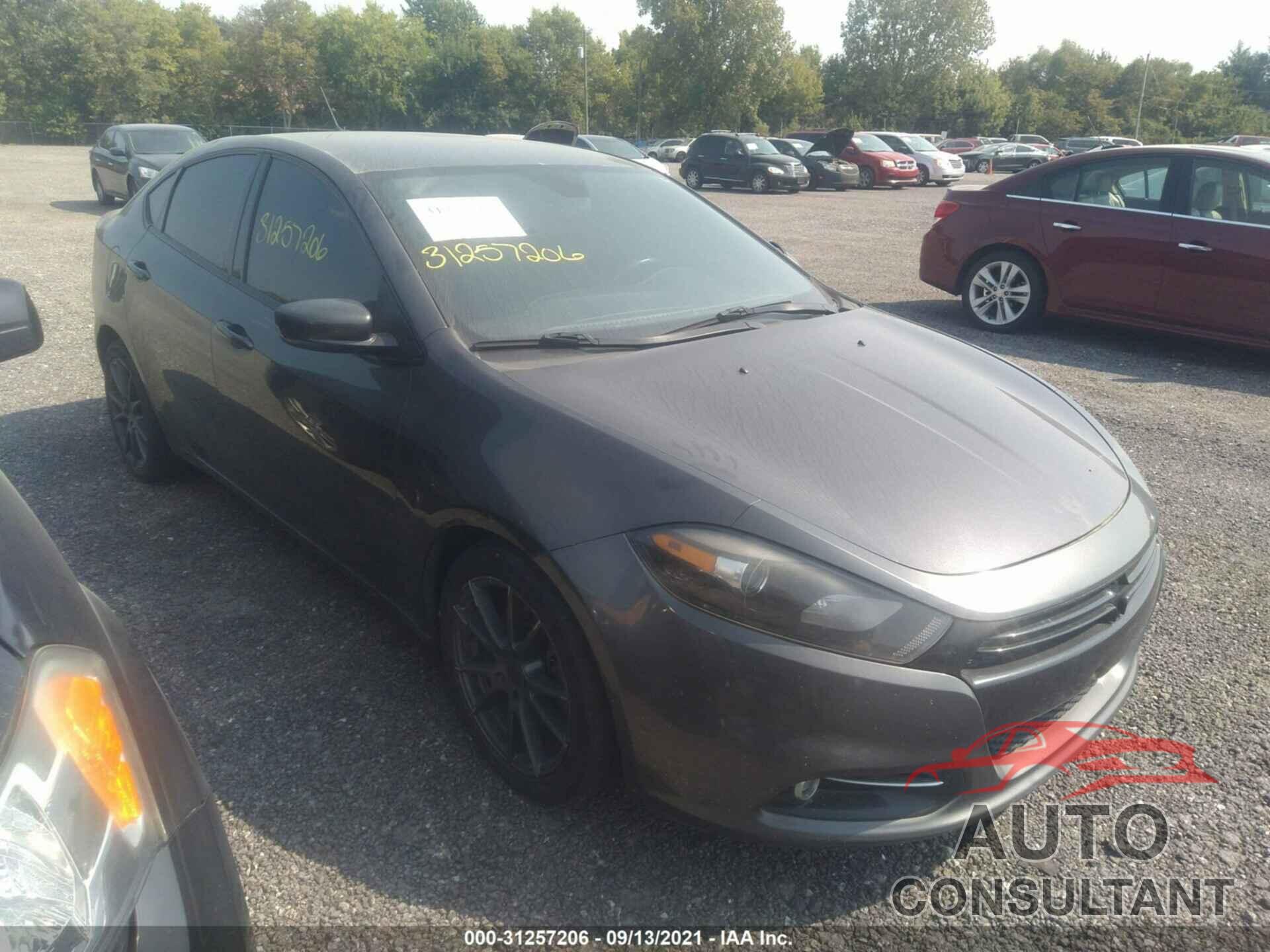 DODGE DART 2016 - 1C3CDFBB7GD540455