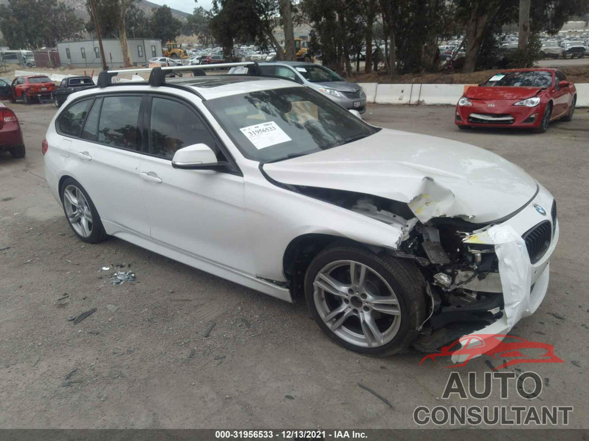 BMW 3 SERIES 2016 - WBA8J1C5XGK458671