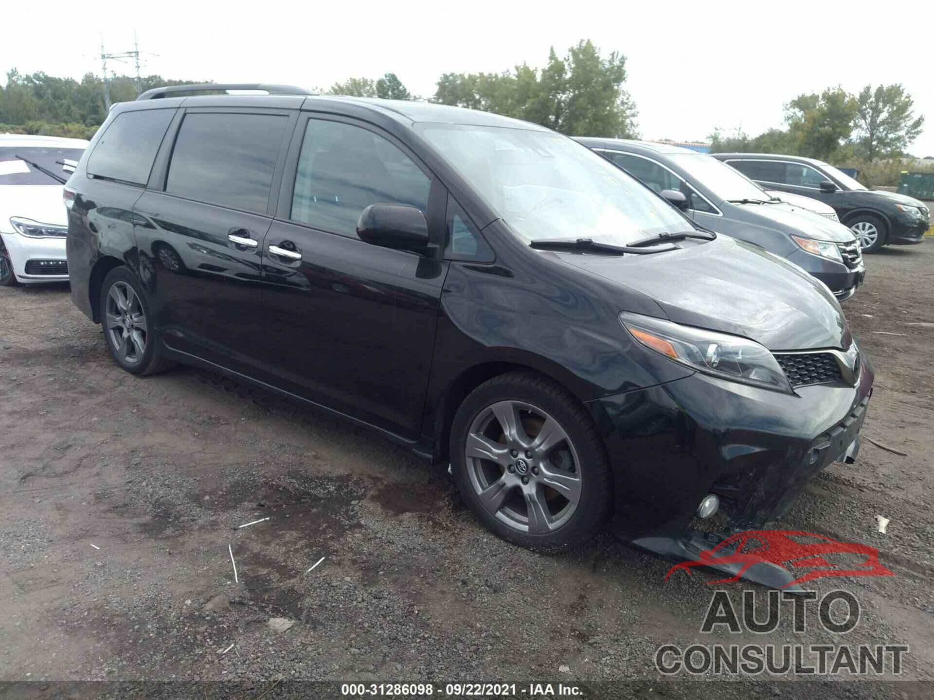 TOYOTA SIENNA 2018 - 5TDXZ3DC7JS950090