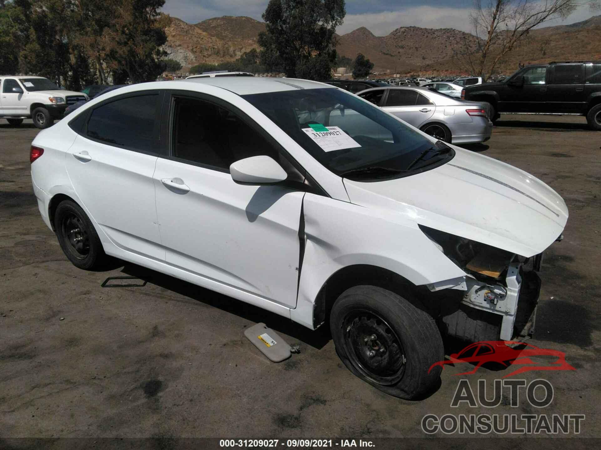HYUNDAI ACCENT 2016 - KMHCT4AE9GU032594