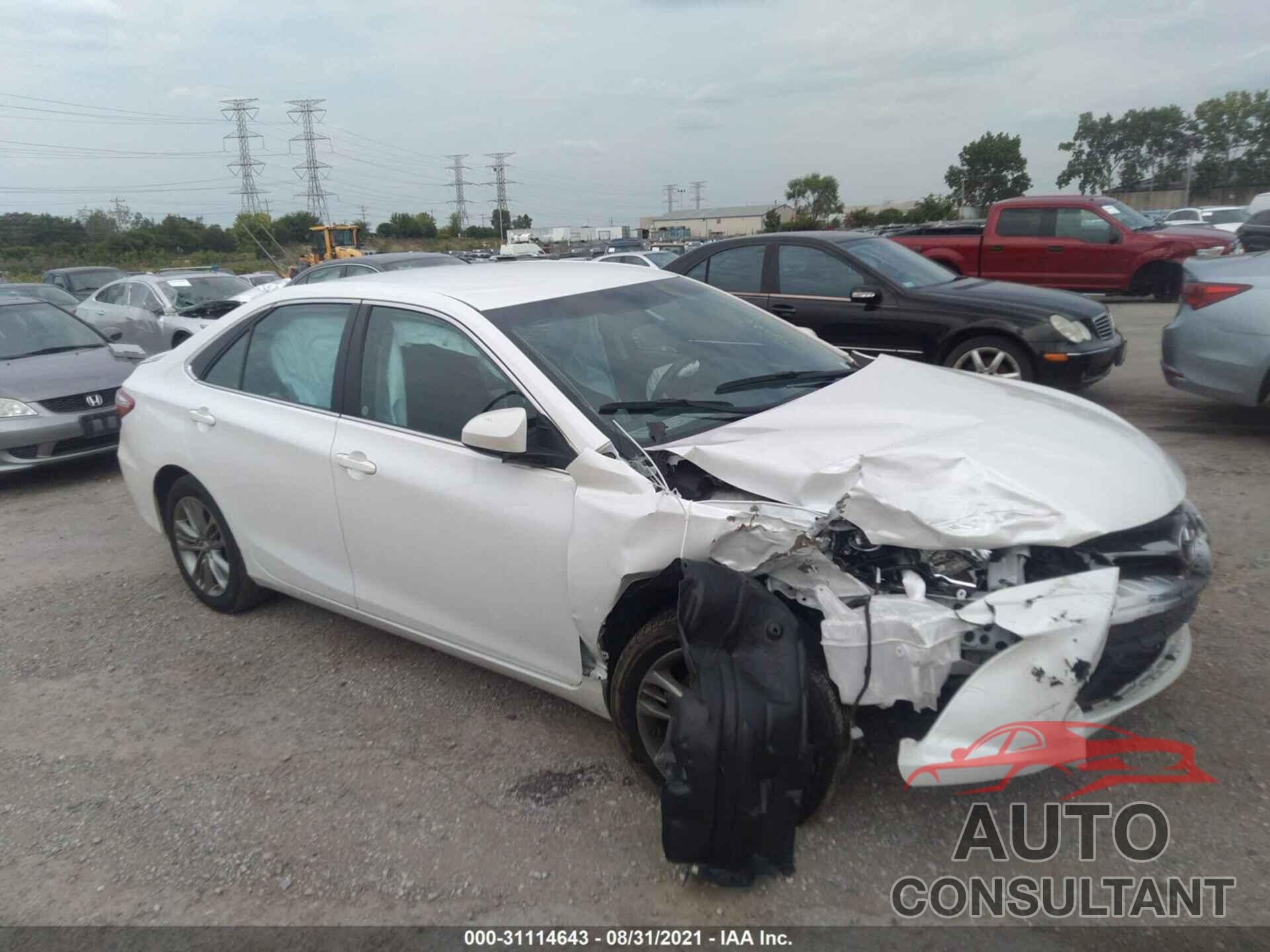 TOYOTA CAMRY 2017 - 4T1BF1FK9HU451353